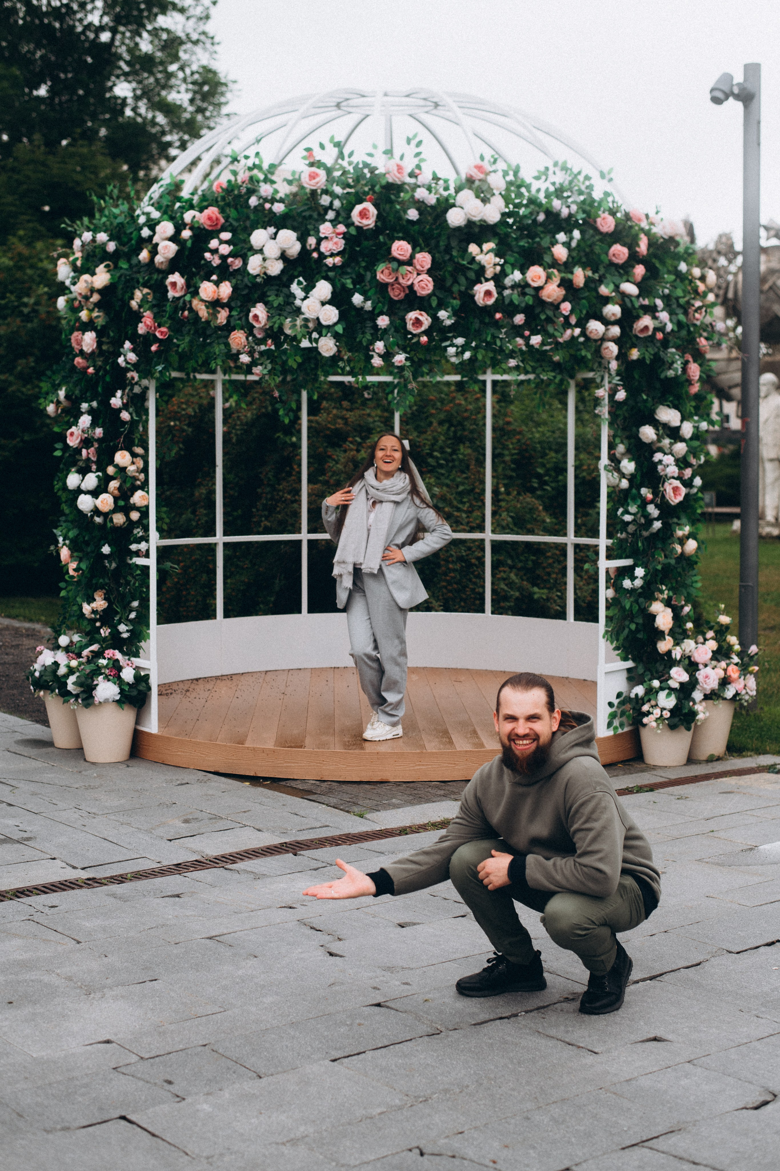 Свадьба в мфц и фотосессия в парке Музеон