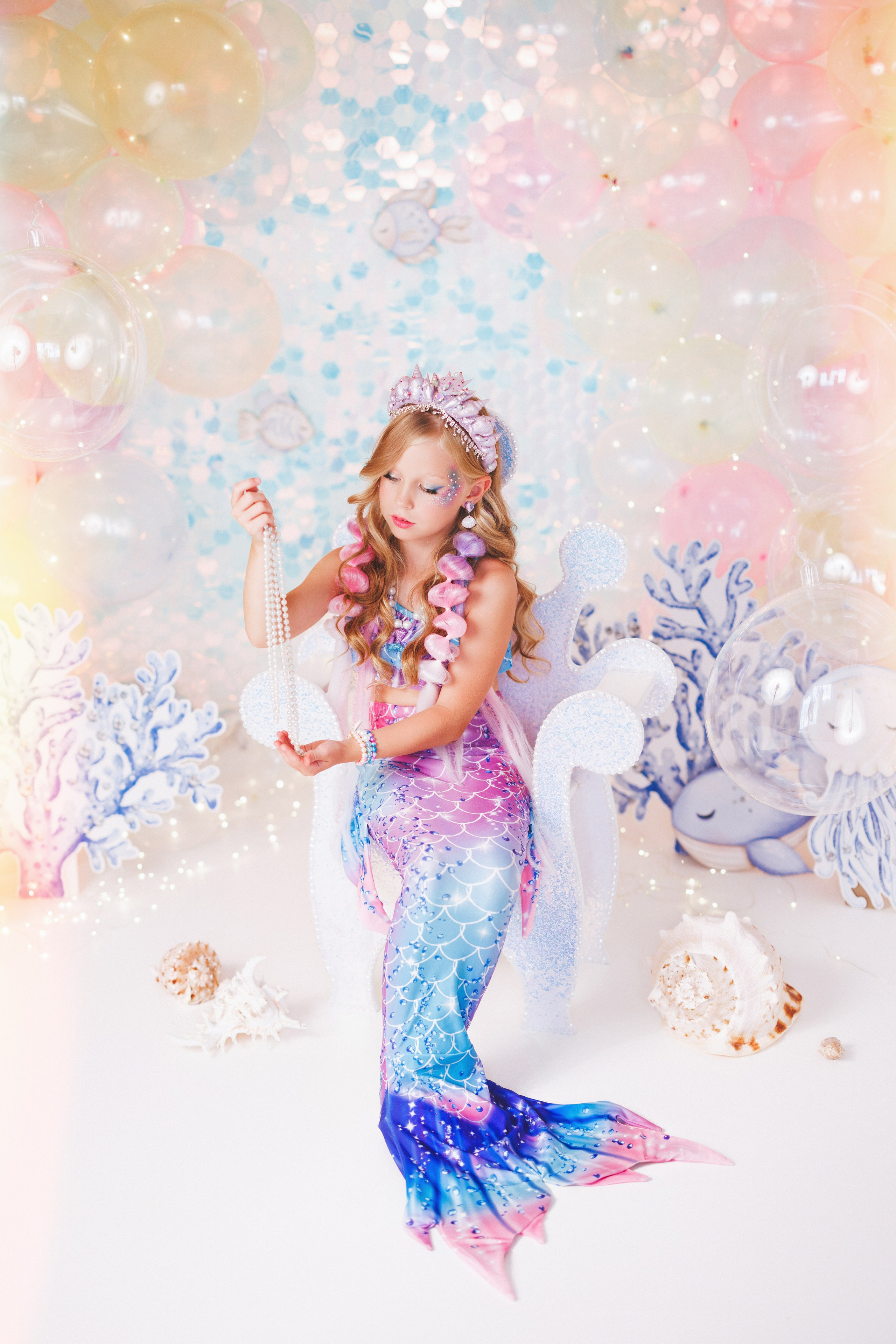 Детская фотосессия в образе «РУСАЛОЧКА», город Краснодар. Семейный и детский фотограф в Краснодаре Анна Трашкова