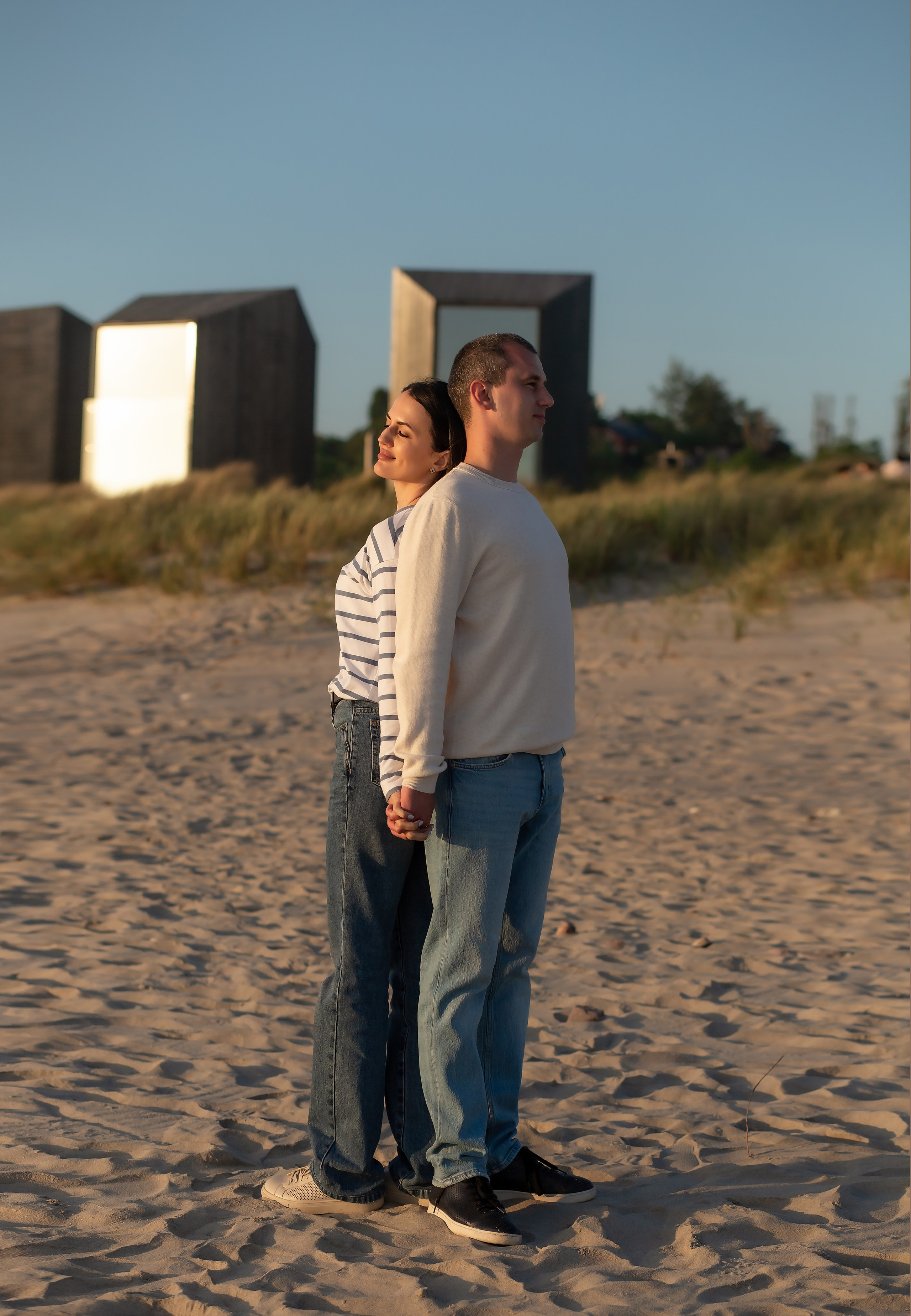 Павел и Татьяна. Закат в Янтарном. Фотограф в Калининграде Решетникова Алина