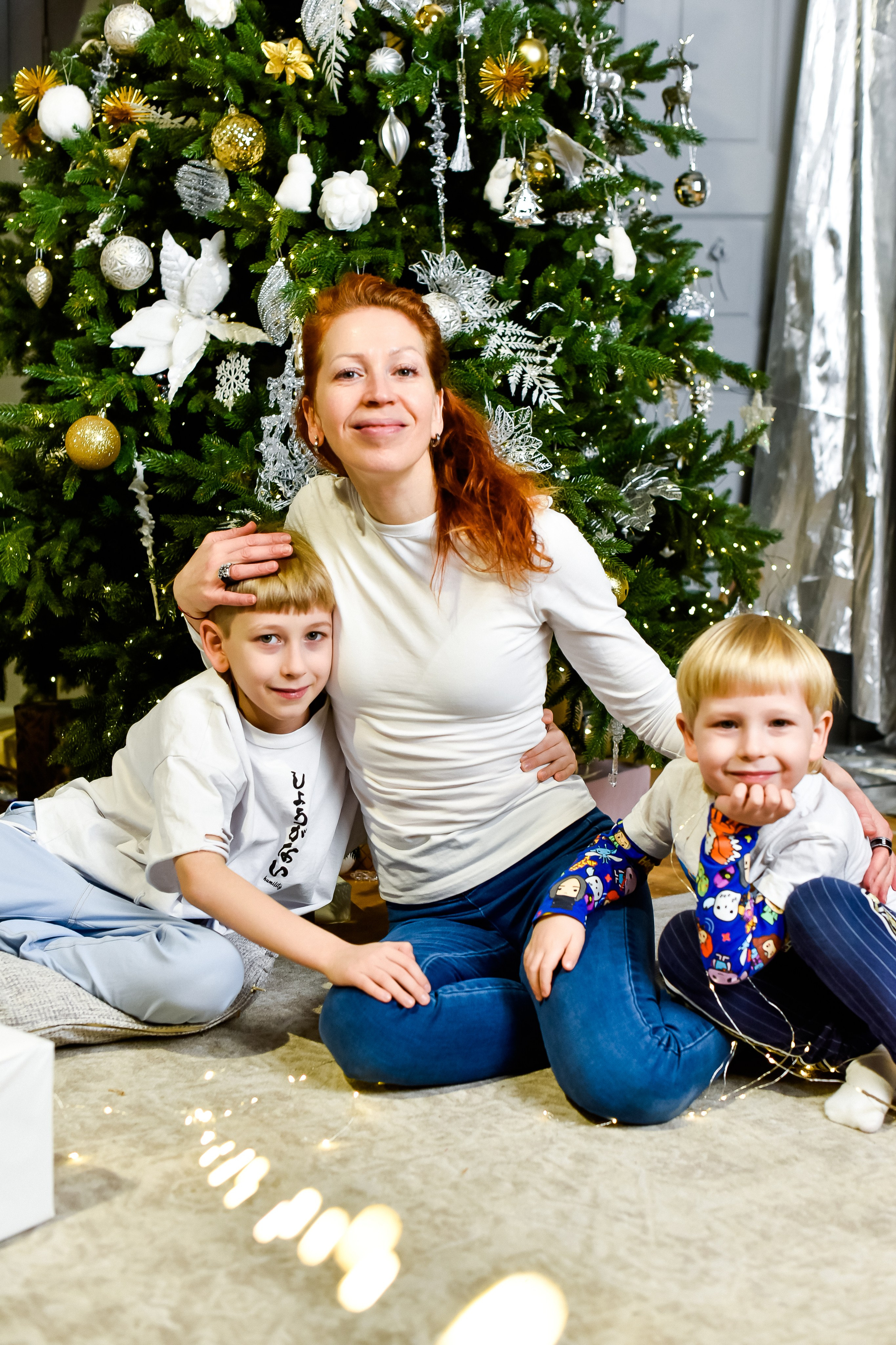 Екатерина с сыновьями