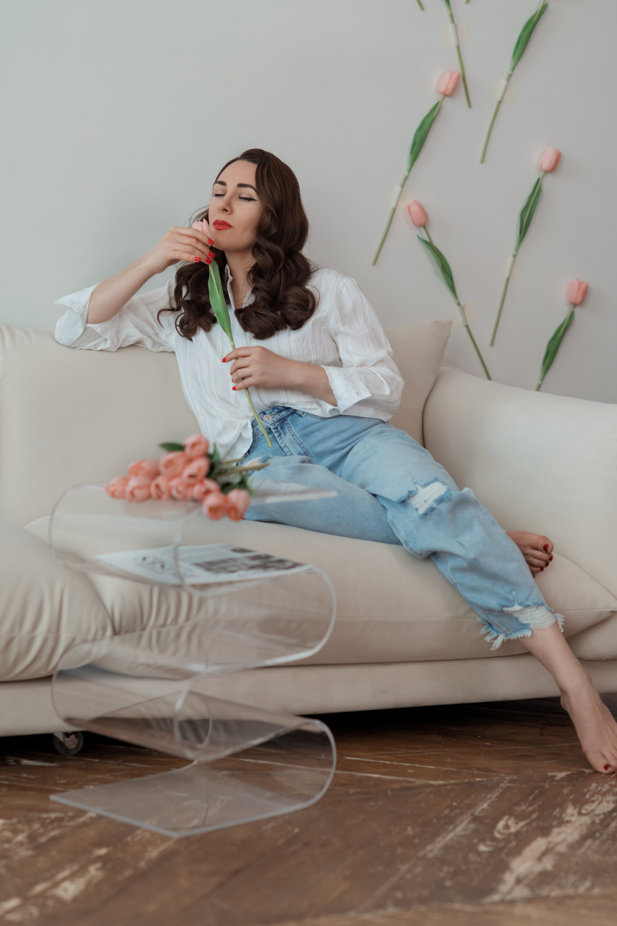 весенние истории в студии