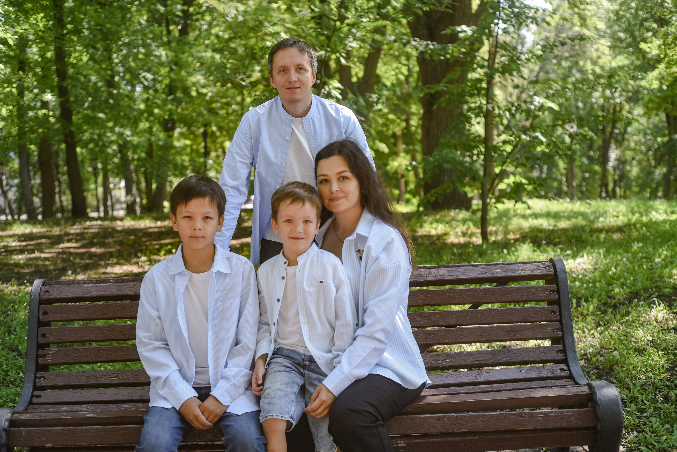 Семейная съемка в парке. Семейный и свадебный фотограф в г. Уфа Динара