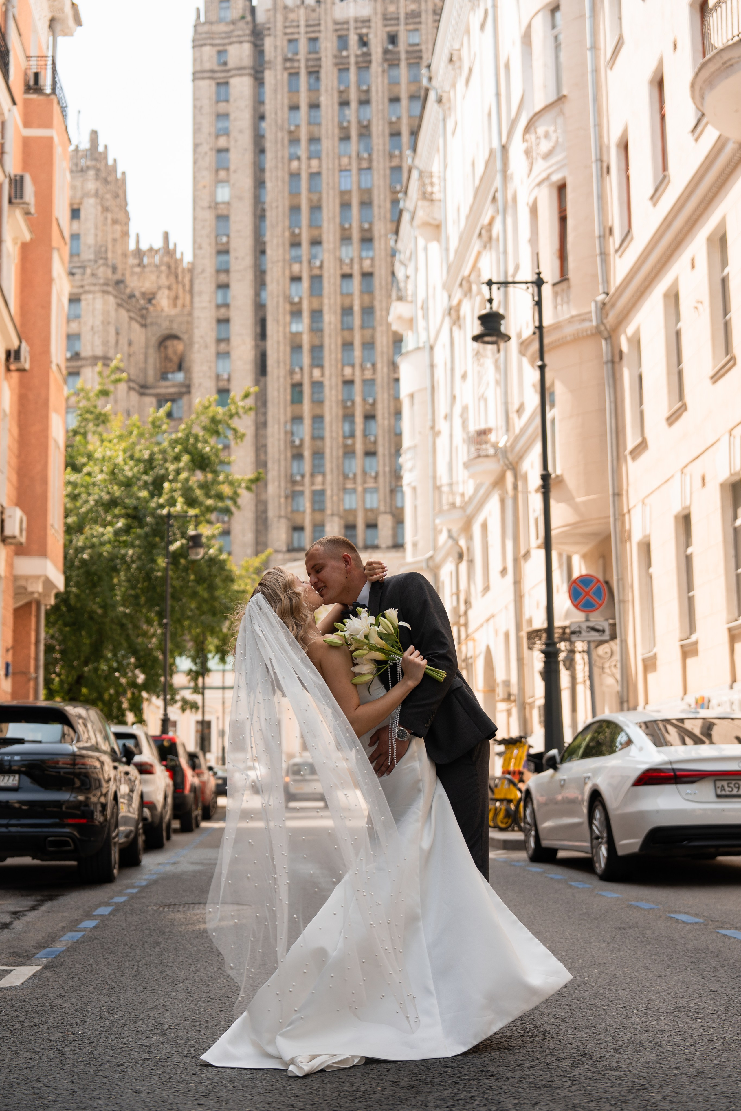 Свадебная фотосессия в Москве, регистрация в Кутузовском ЗАГСе Москва. Свадебный фотограф в Москве Анна Полушина