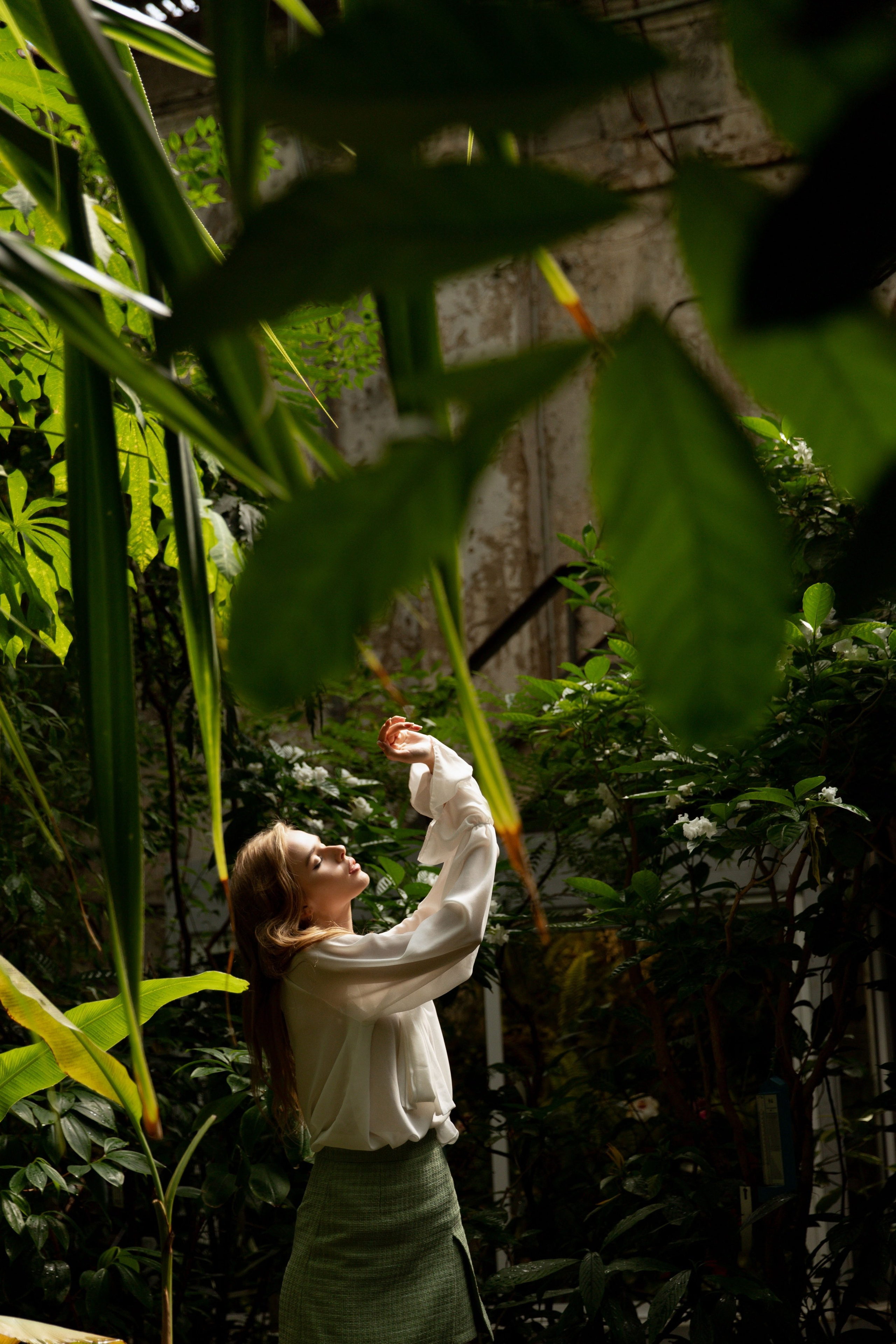 СЪЕМКА В БОТАНИЧЕСКИЙ САДУ. Фотограф индивидуальных женских портретов и LOVEstory в Москве