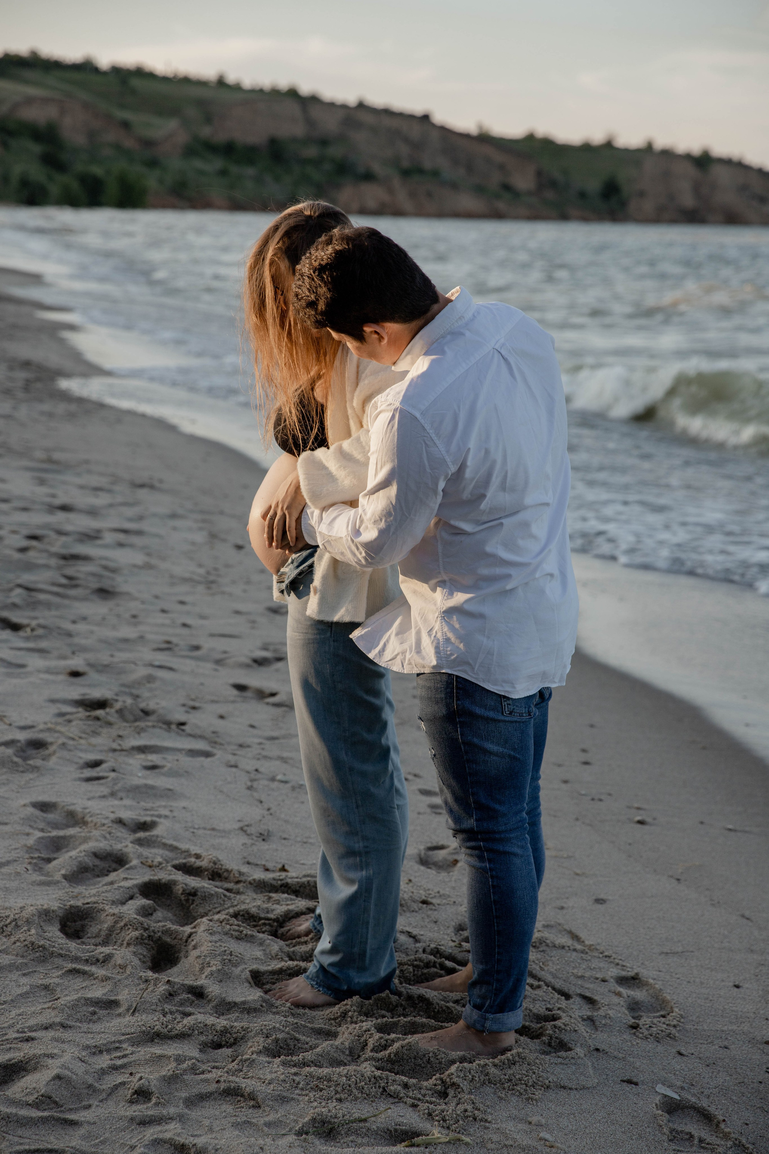 Фотосессия беременности на море. Свадебный фотограф Бакрымова Валентина