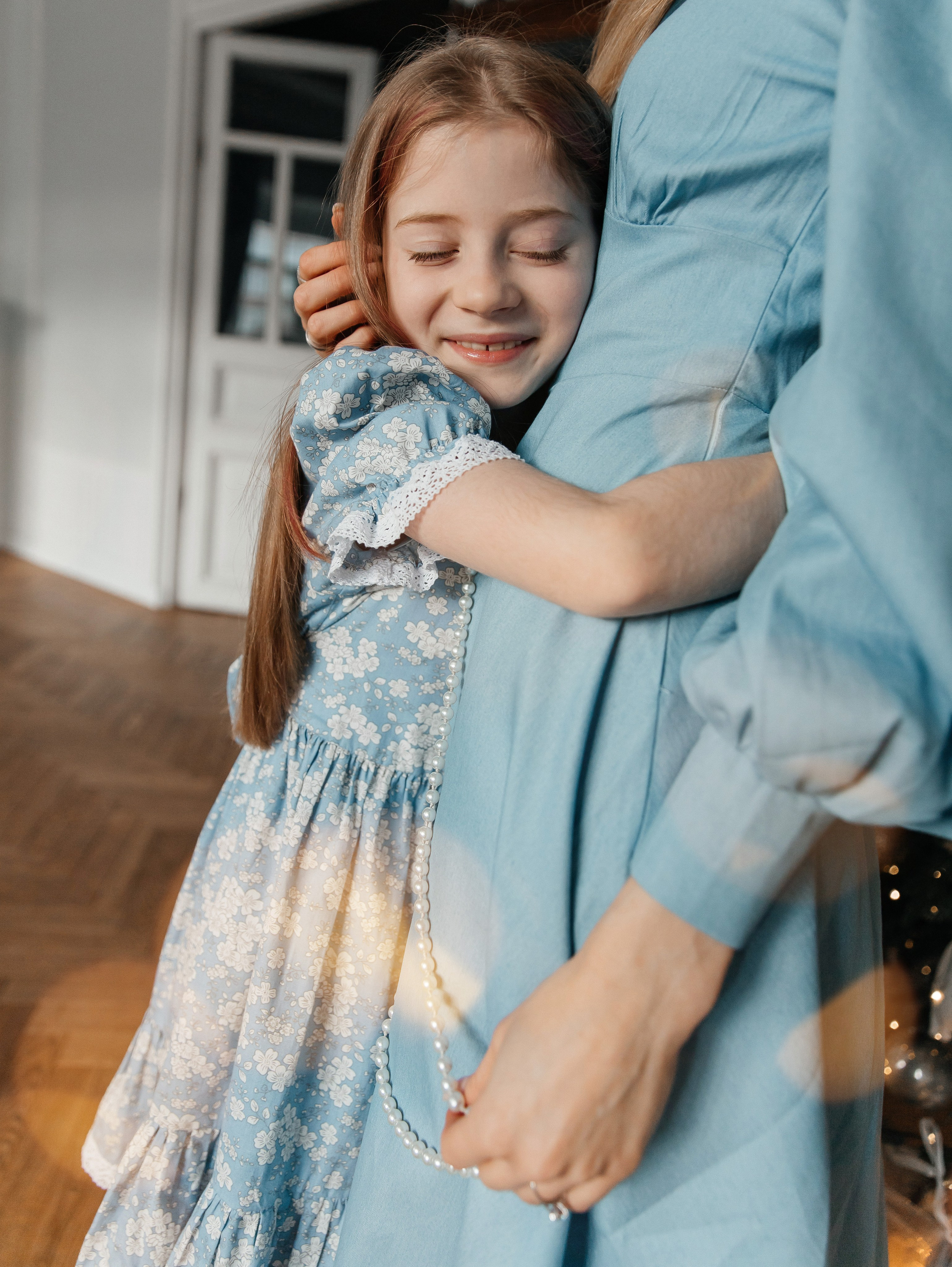 Новогодняя (мама и дочка). Фотограф текстиля в Москве Ольга Иванова