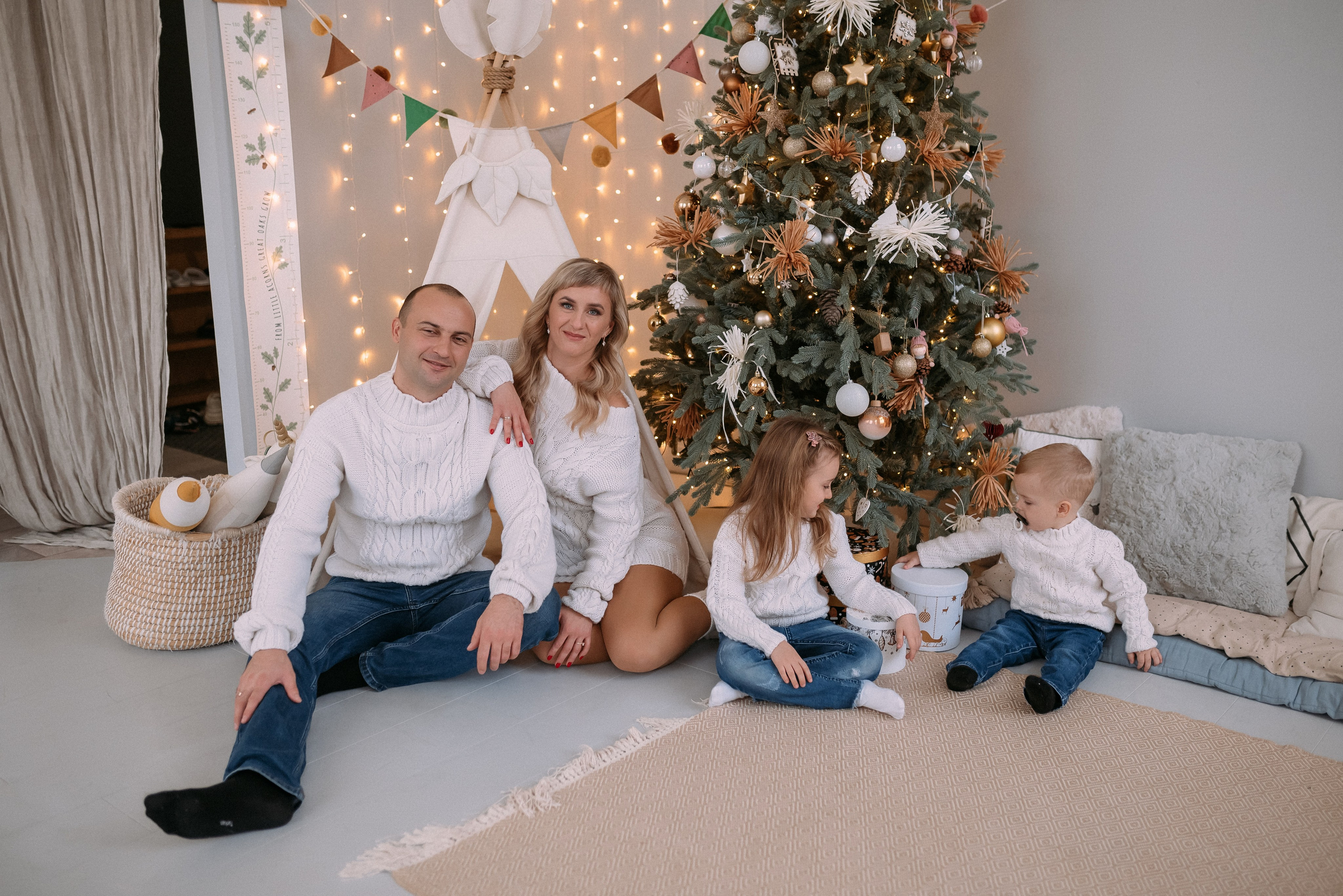 Семейная новогодняя съёмка. Свадебный и семейный фотограф в Симферополе Дарья Маркова