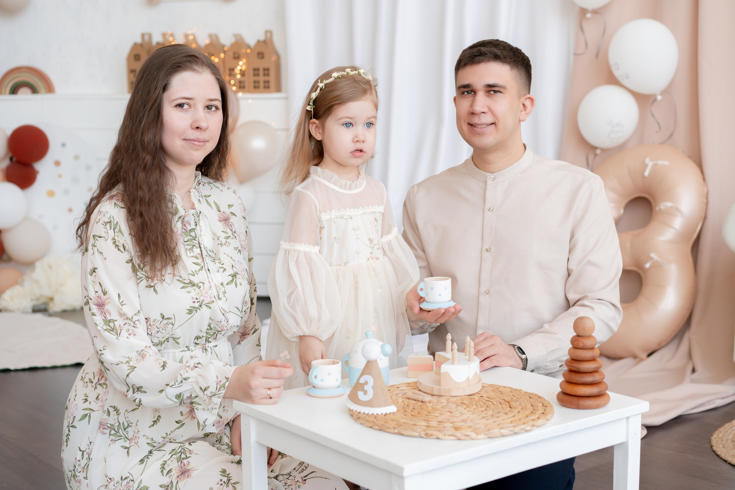 Евангелине 3 годика!. Детская, семейная фотостудия в Санкт-Петербурге