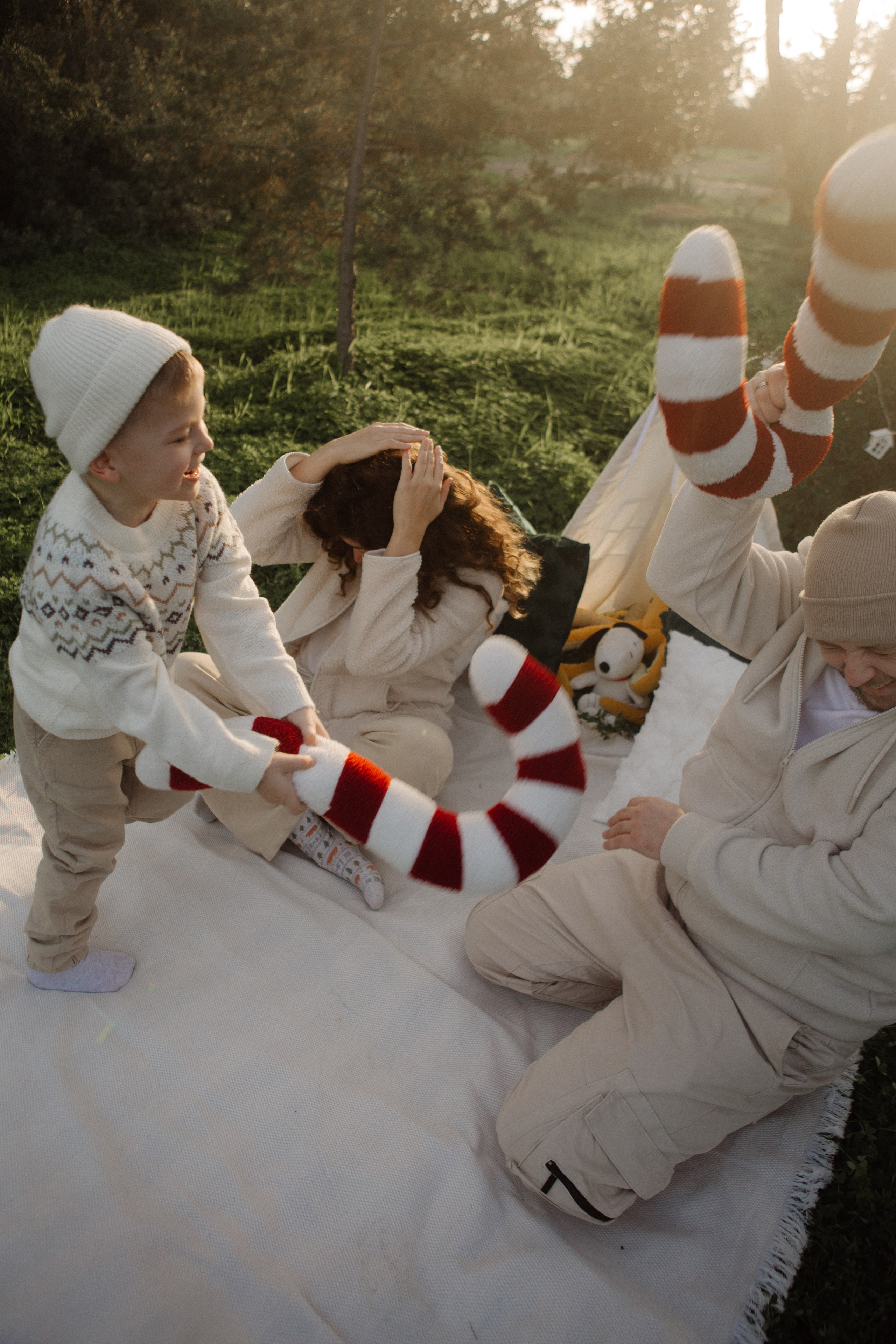 Anton + Nastya & Kirill. Portrait, family and pet photographer in Cyprus, Ksenia Bourdelle
