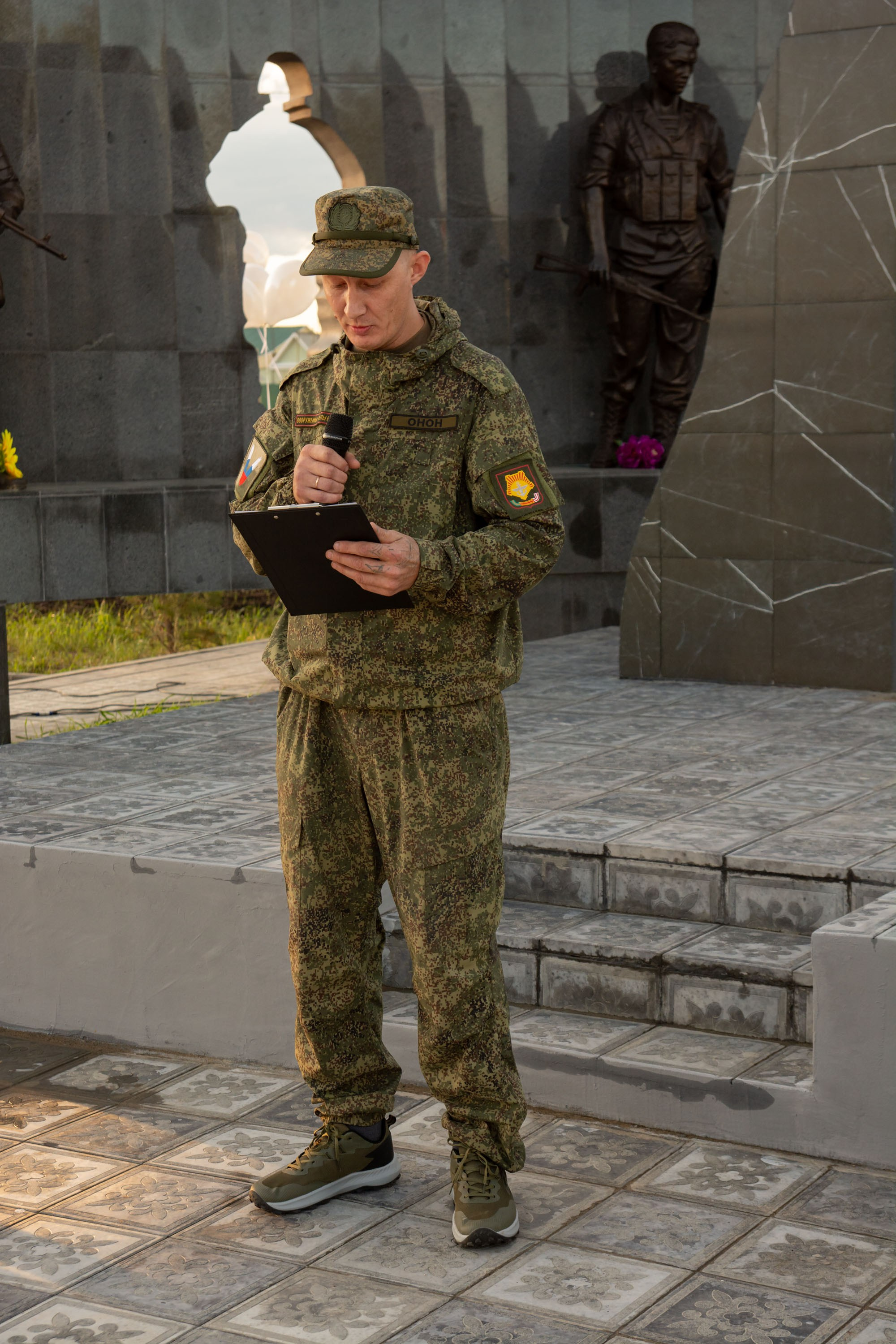 Открытие мемориального комплекса. Фотограф широкого профиля Чита-Цасучей