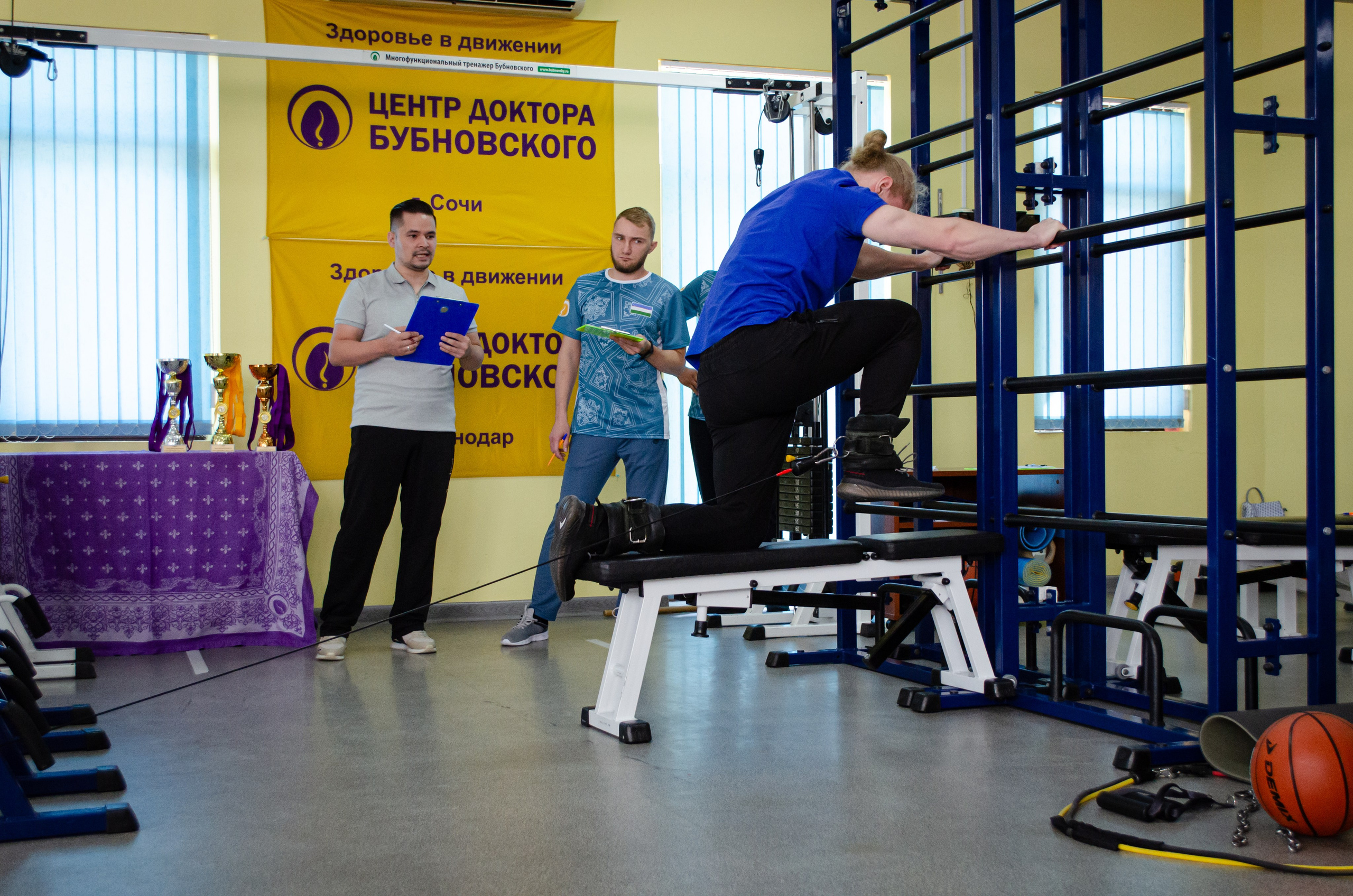 Медицинское спортивное мероприятие. Фотограф