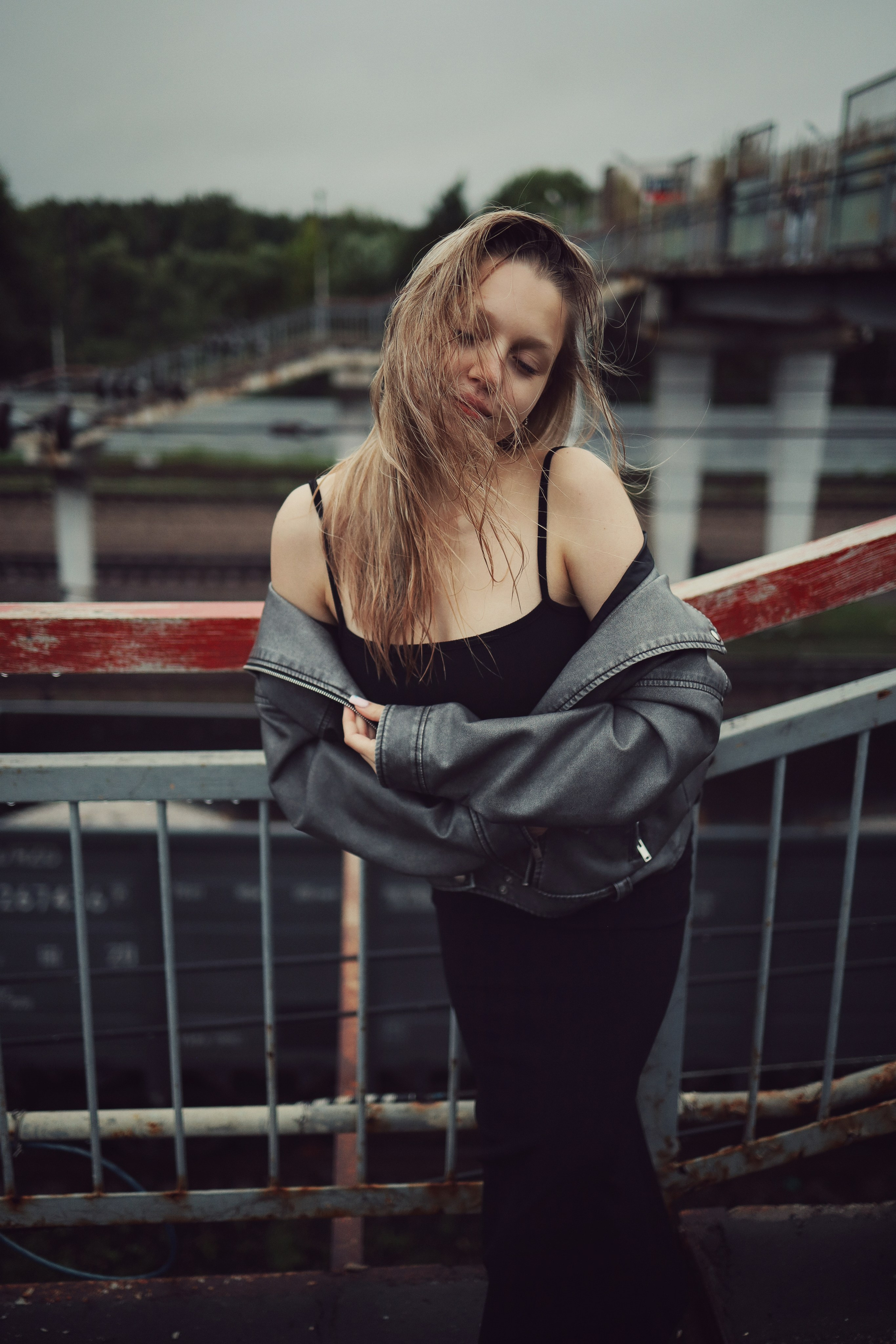 Василиса под дождем. Фотограф Анастасия Фальковская