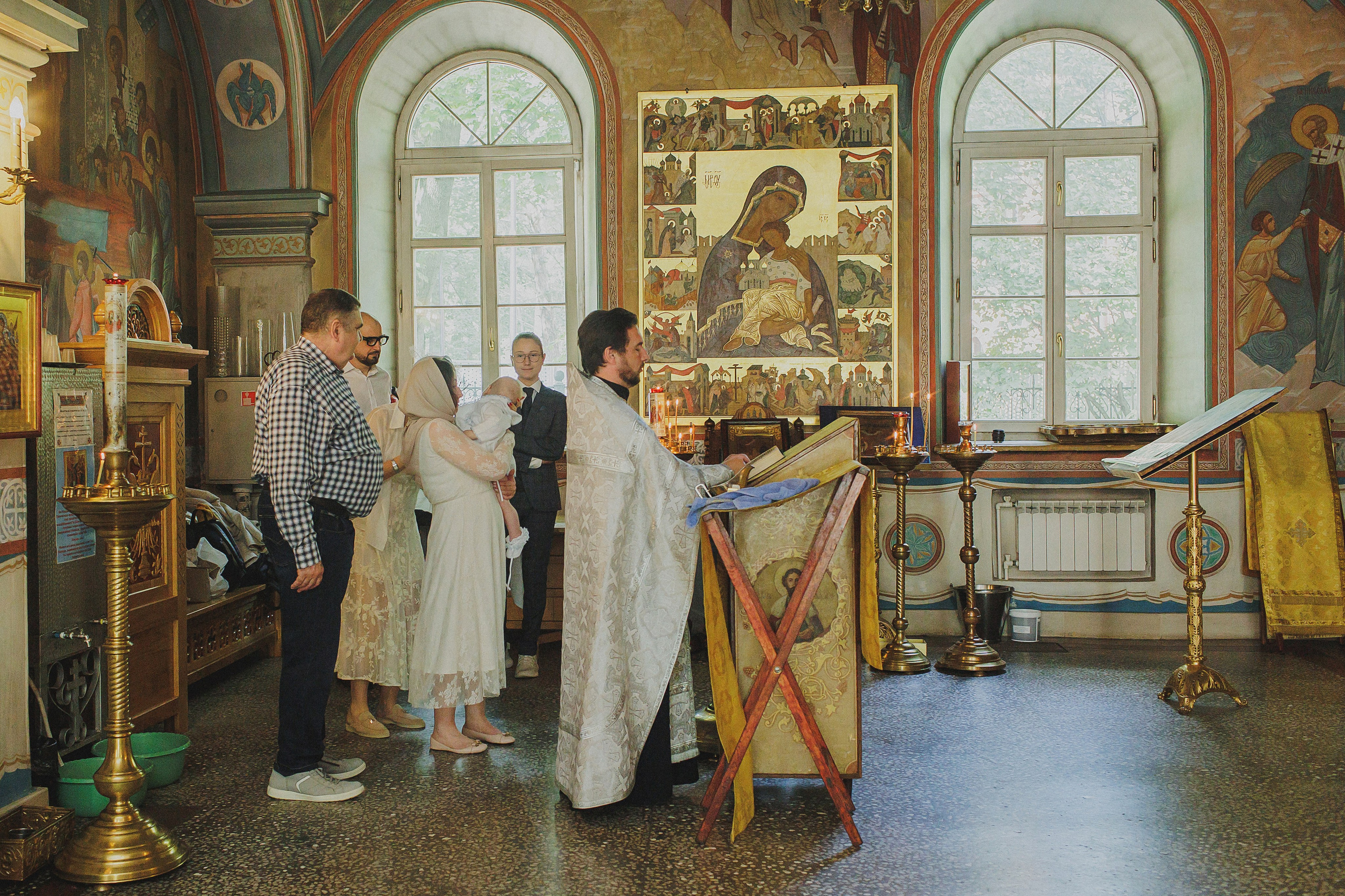 Таинство крещения в Люберцах и Москве. Фотограф в Москве и Люберцах Анна Ушакова