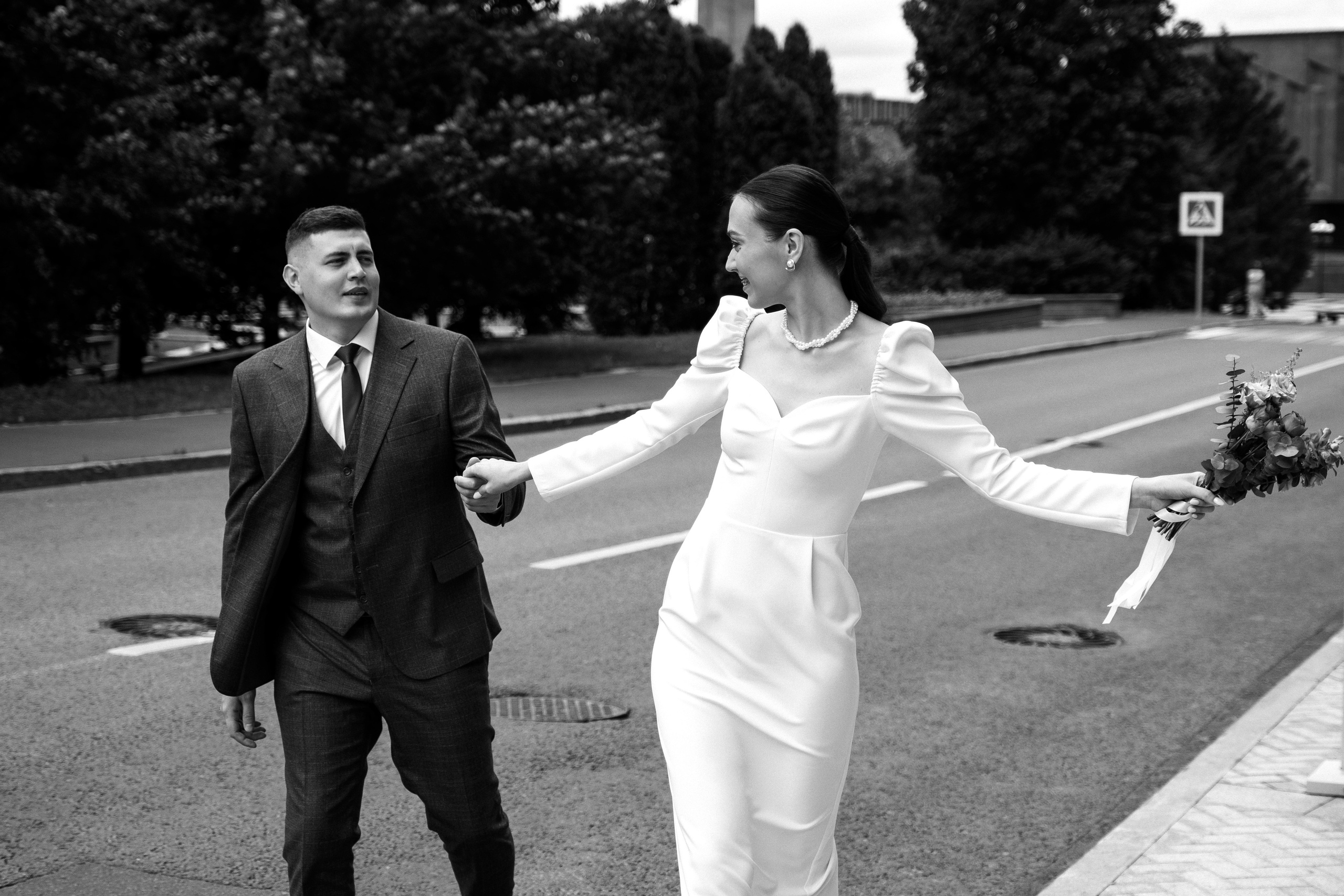 Свадебная фотосессия летом Алмаз и Гульназ. Портретный фотограф в Москве Ольга Акушко