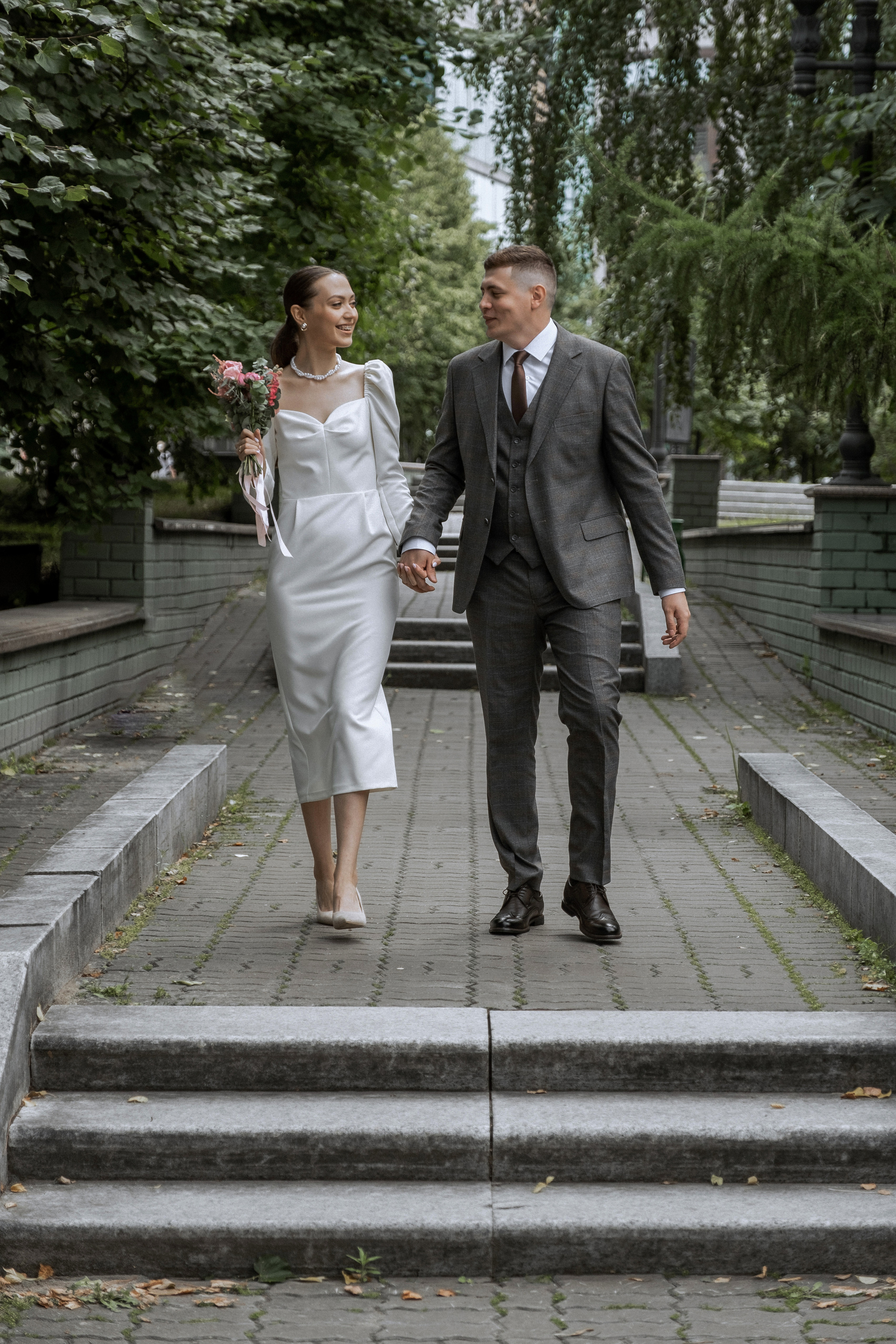 Свадебная фотосессия летом Алмаз и Гульназ. Портретный фотограф в Москве Ольга Акушко