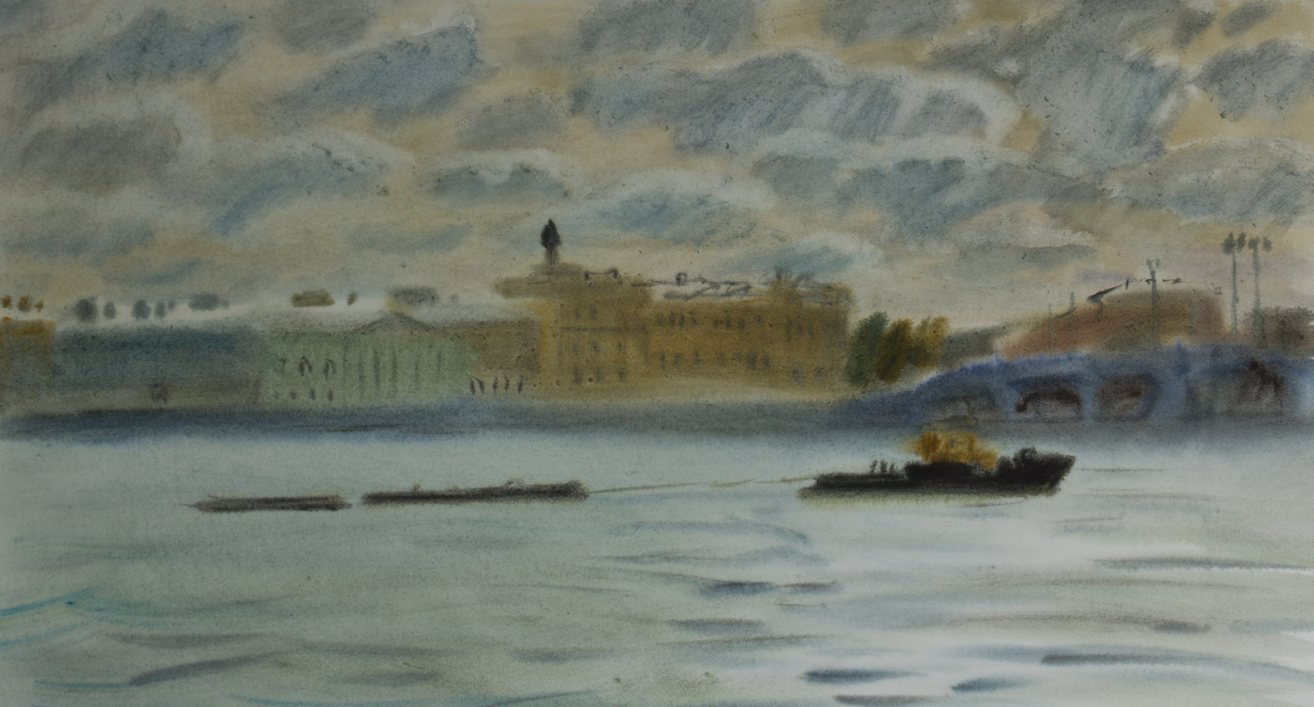 Город, графика. Ольга Васильева художник в Санкт-Петербурге