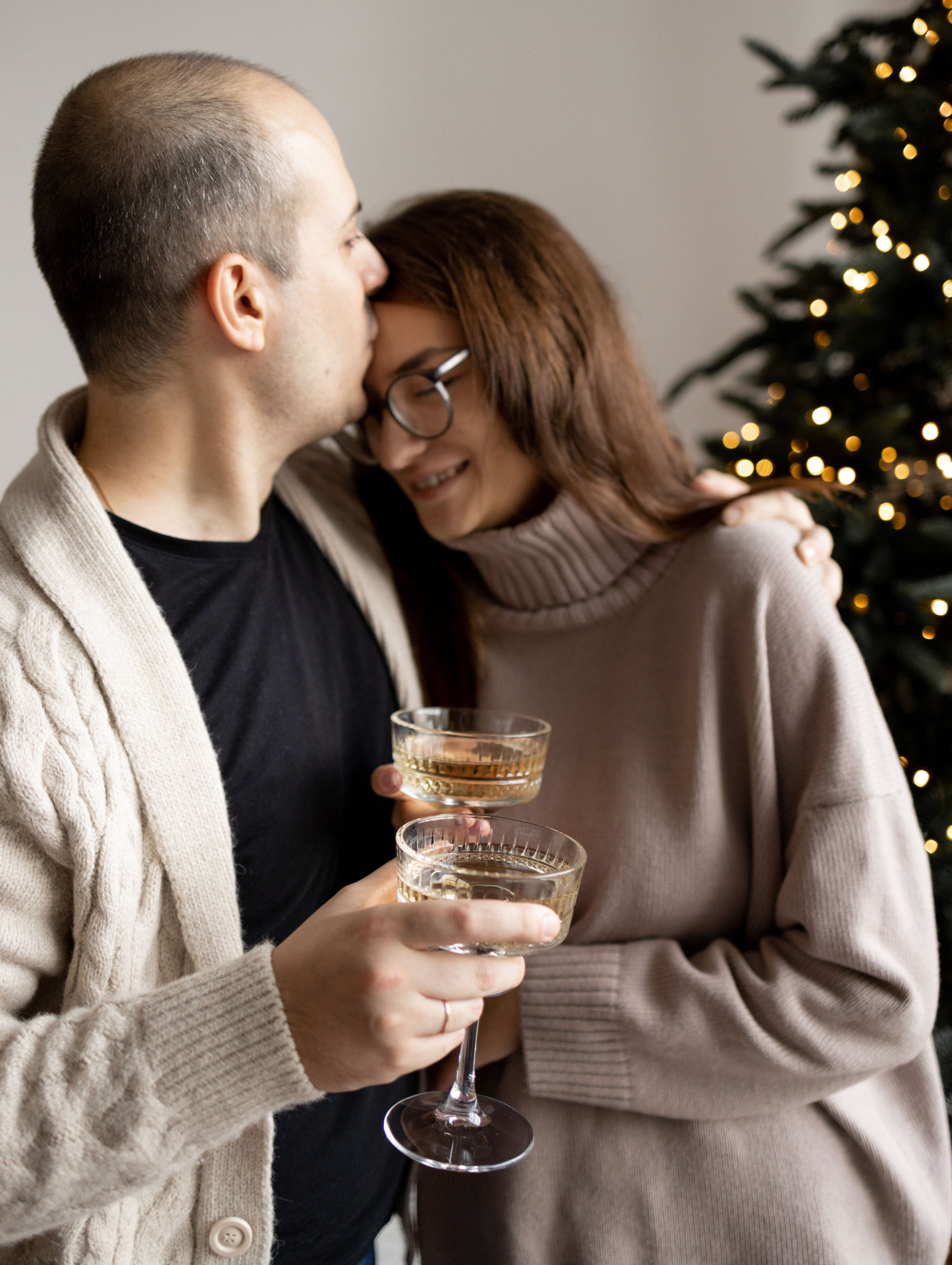 Новый год Давид, Лена, Леван. Фотограф Дарья Соколовская