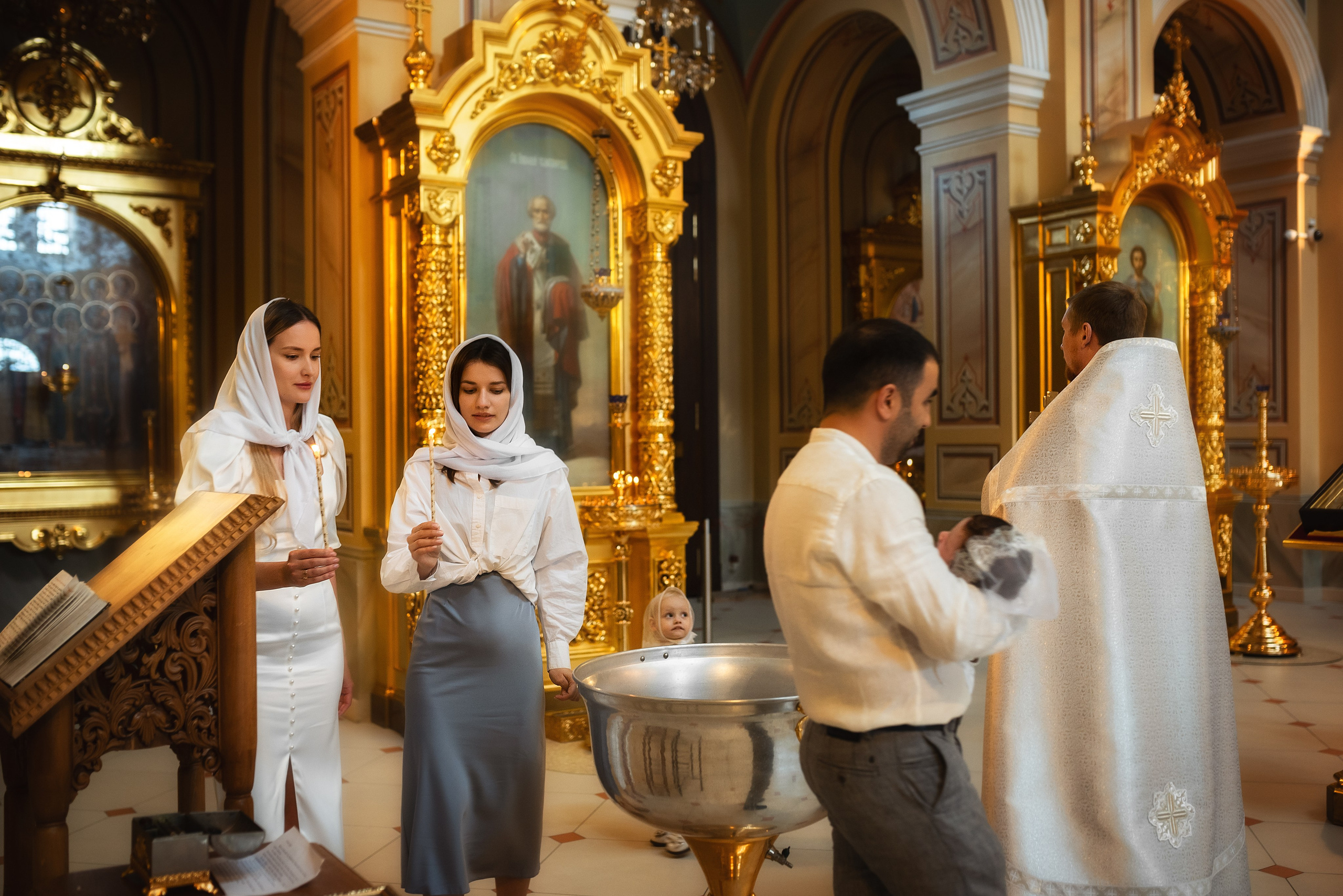 Таинство Крещения. Профессиональный семейный и церковный фотограф в Ростове-на-Дону