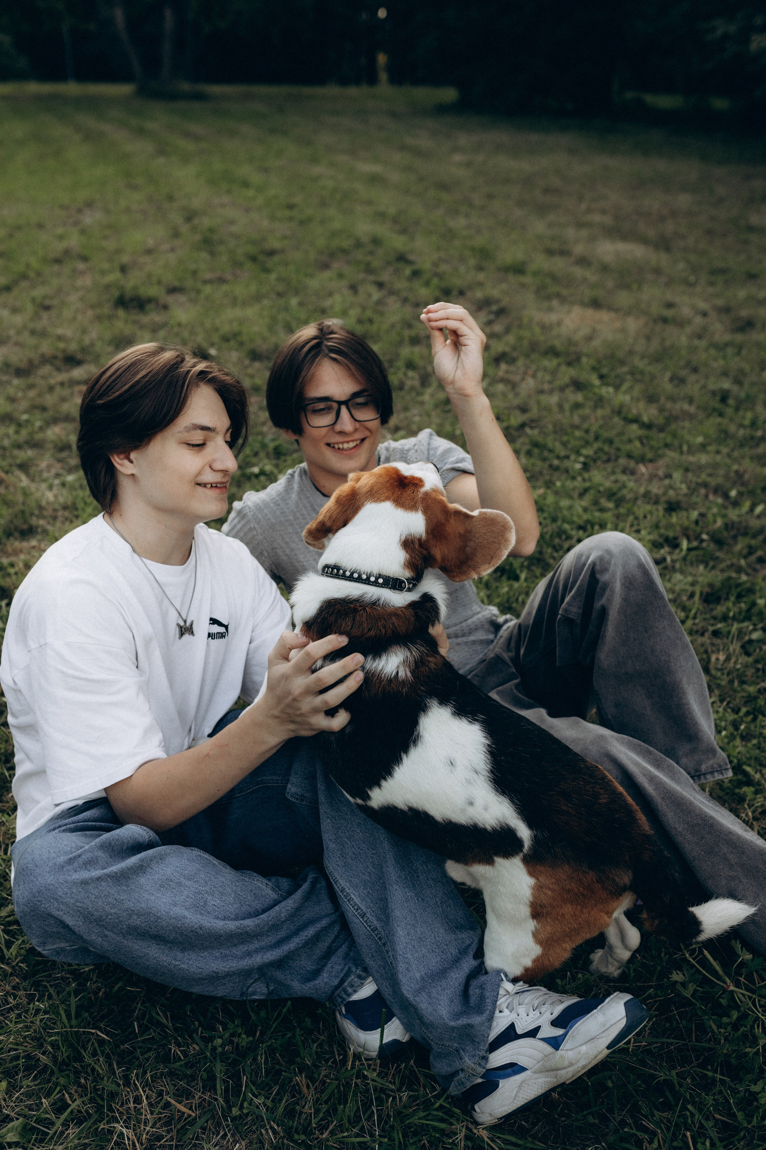 Наташа, Андрей, Эмиль, Стас, Ярослав и Арчи. Фотограф НОГИНСК, Москва, Анастасия Белая