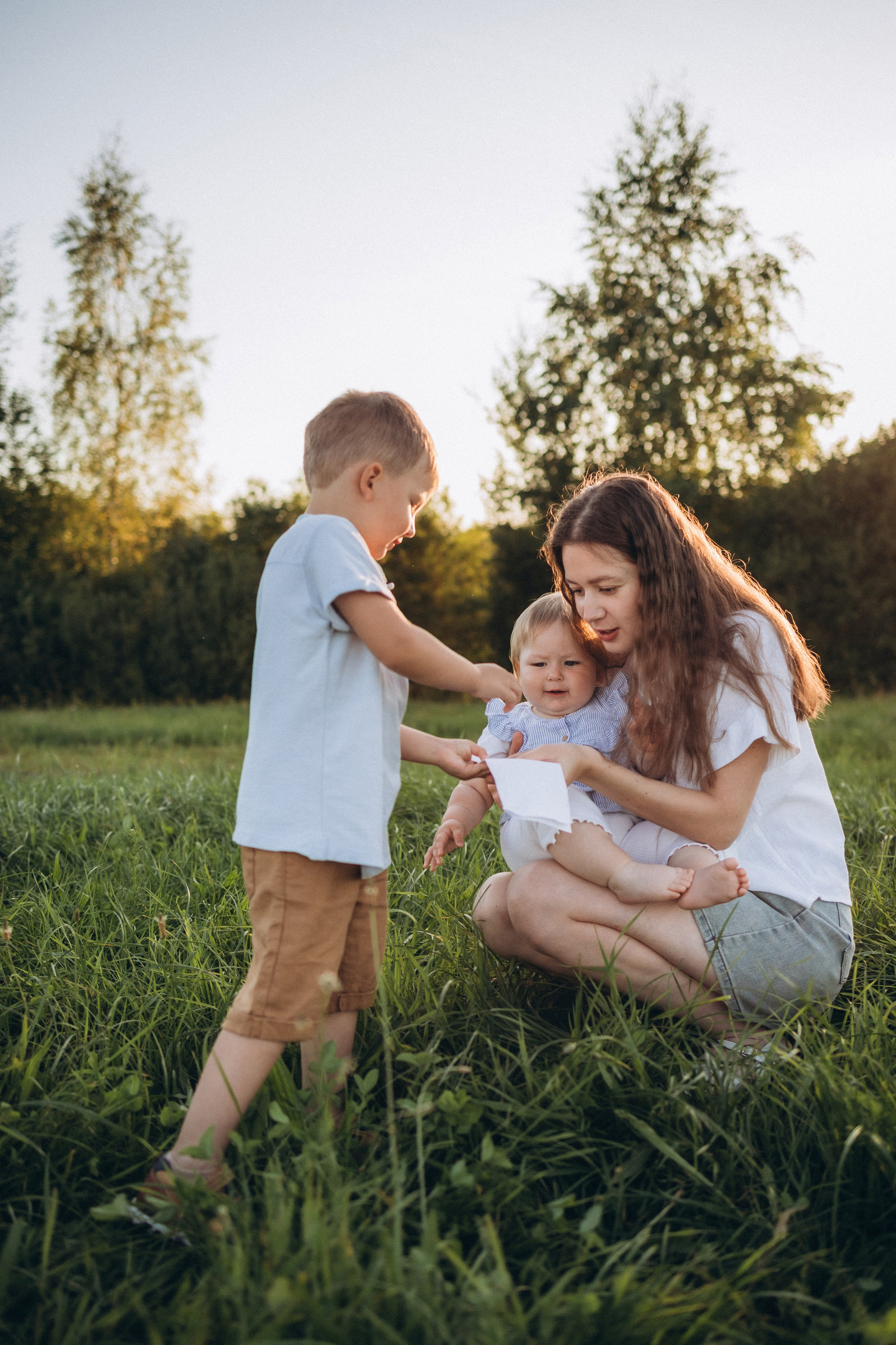 Ксюша, Вадим, Кирюша и Маша. Фотограф Елена Рябцева