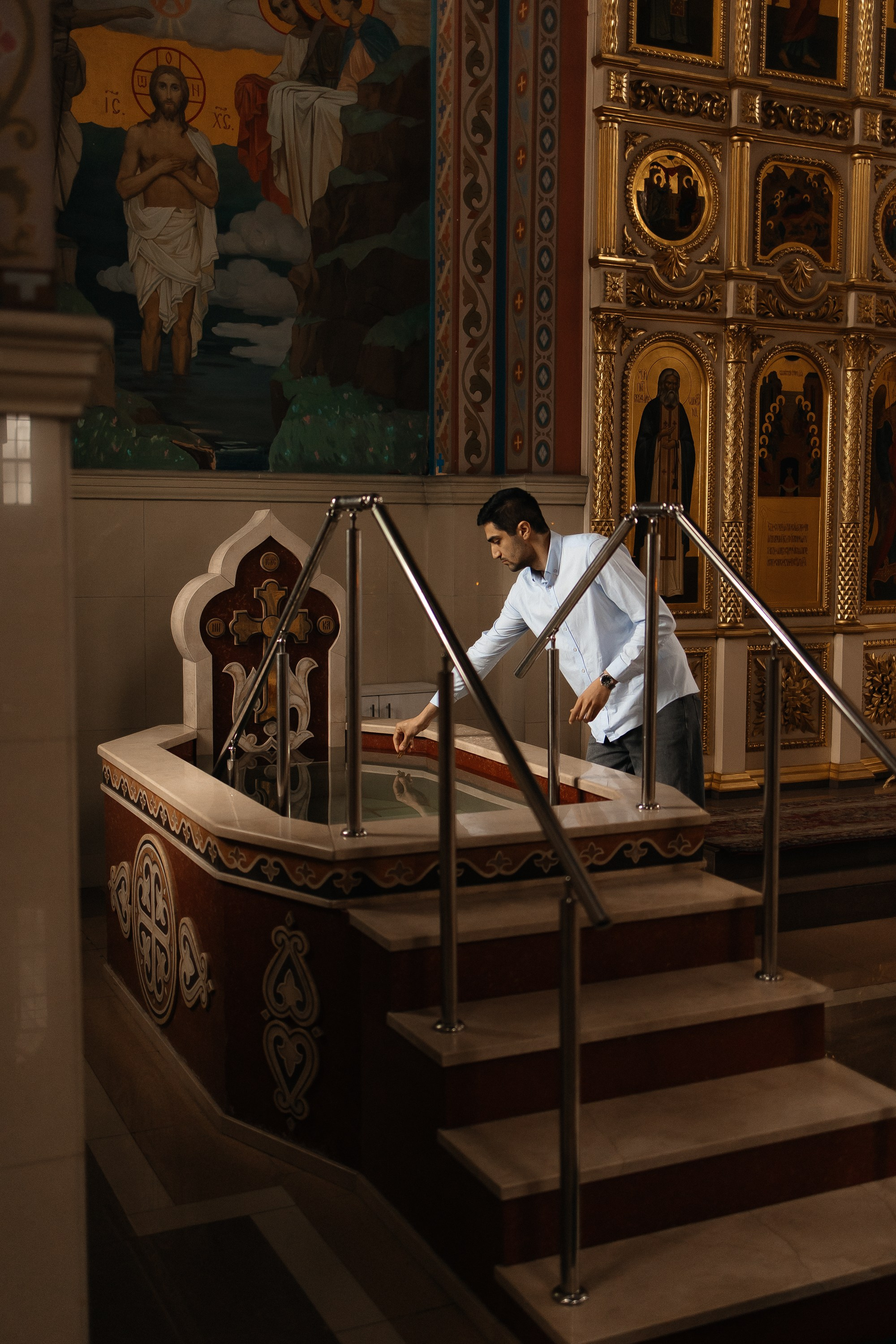 Таинство Крещения Михаила. Семейный фотограф в Краснодаре Храмова Анна