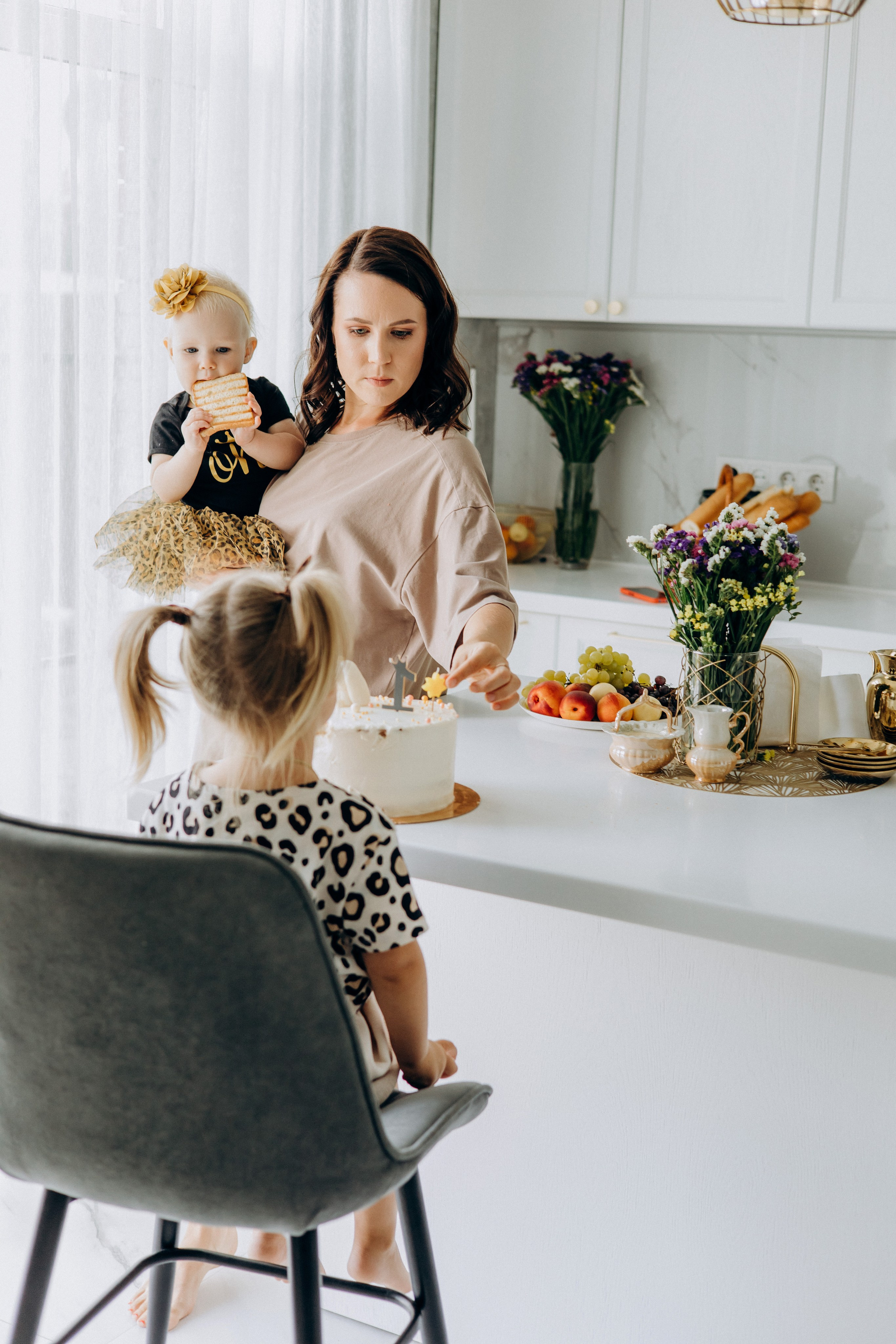 Праздничный завтрак в кругу семьи. Портретный и семейный фотограф в Воронеже Ксения Ремизова