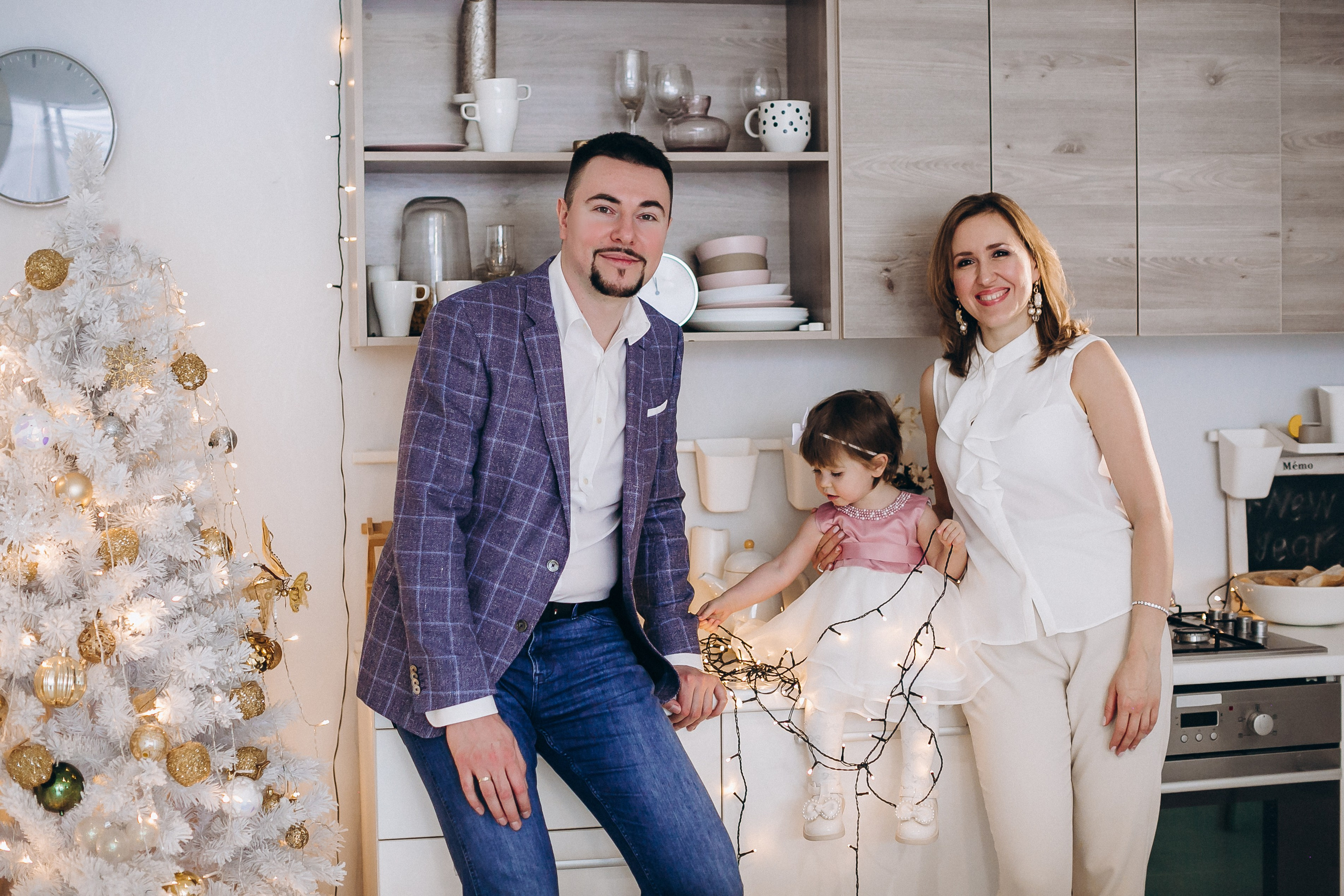 Новогодняя фотосессия в студии. Семейный, детский и школьный фотограф в Москве Рудницкая Анна