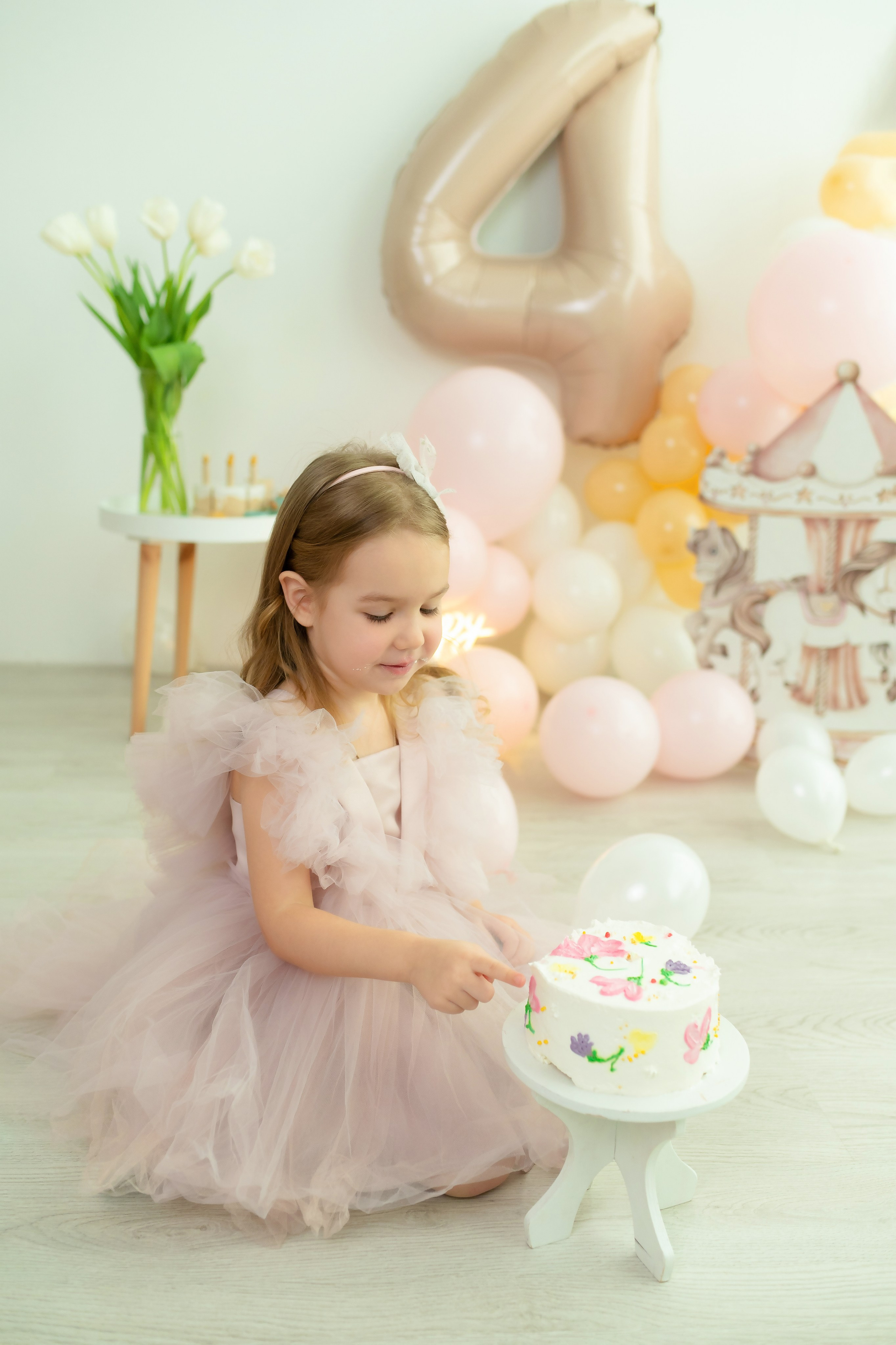 Фотосессия ко Дню Рождения! Алисе — 4 года!. Детский фотограф Ирина Глебова