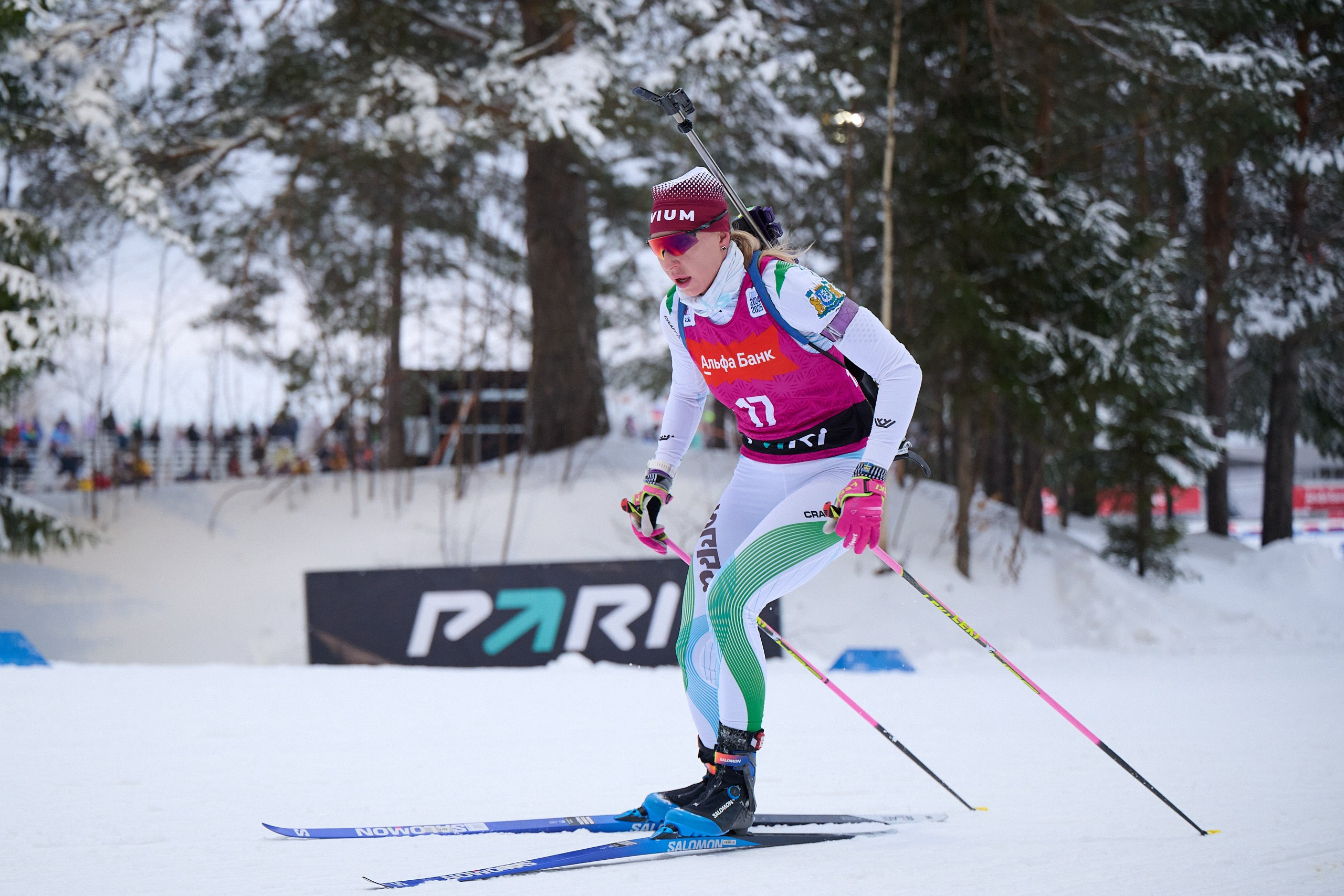 Биатлон. Чемпионат России — 2024/2025, 3-й этап, Ижевск. Ижевская винтовка. Спортивный репортажный фотограф в Ижевске Сергей Мерзляков