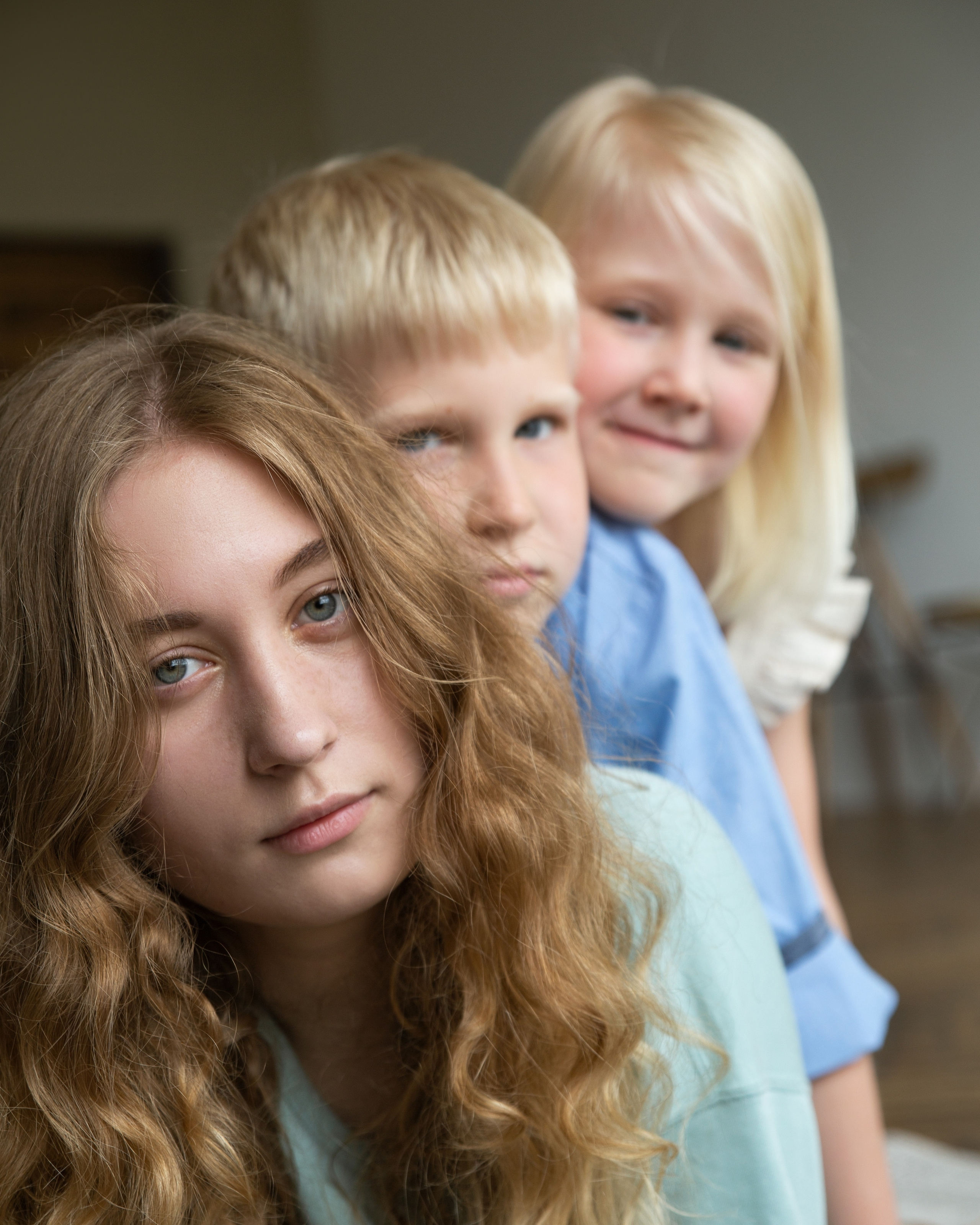 Две сестры и брат. Анна Самохина. Фотограф. Москва