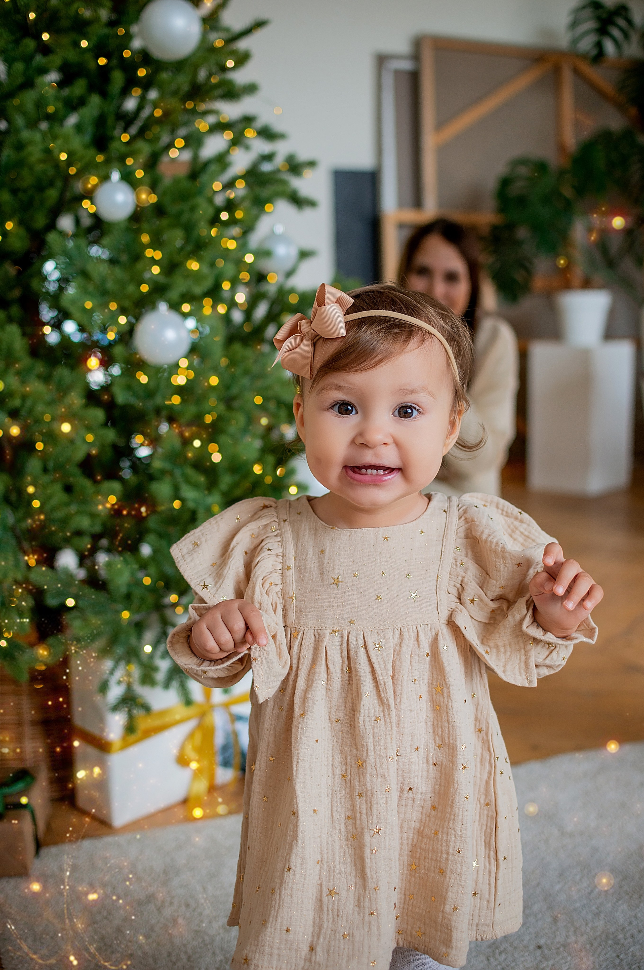 Новогодняя семейная фотосессия в Краснодаре 2023-2024. Фотограф новорожденных Краснодар Малышенко Надежда