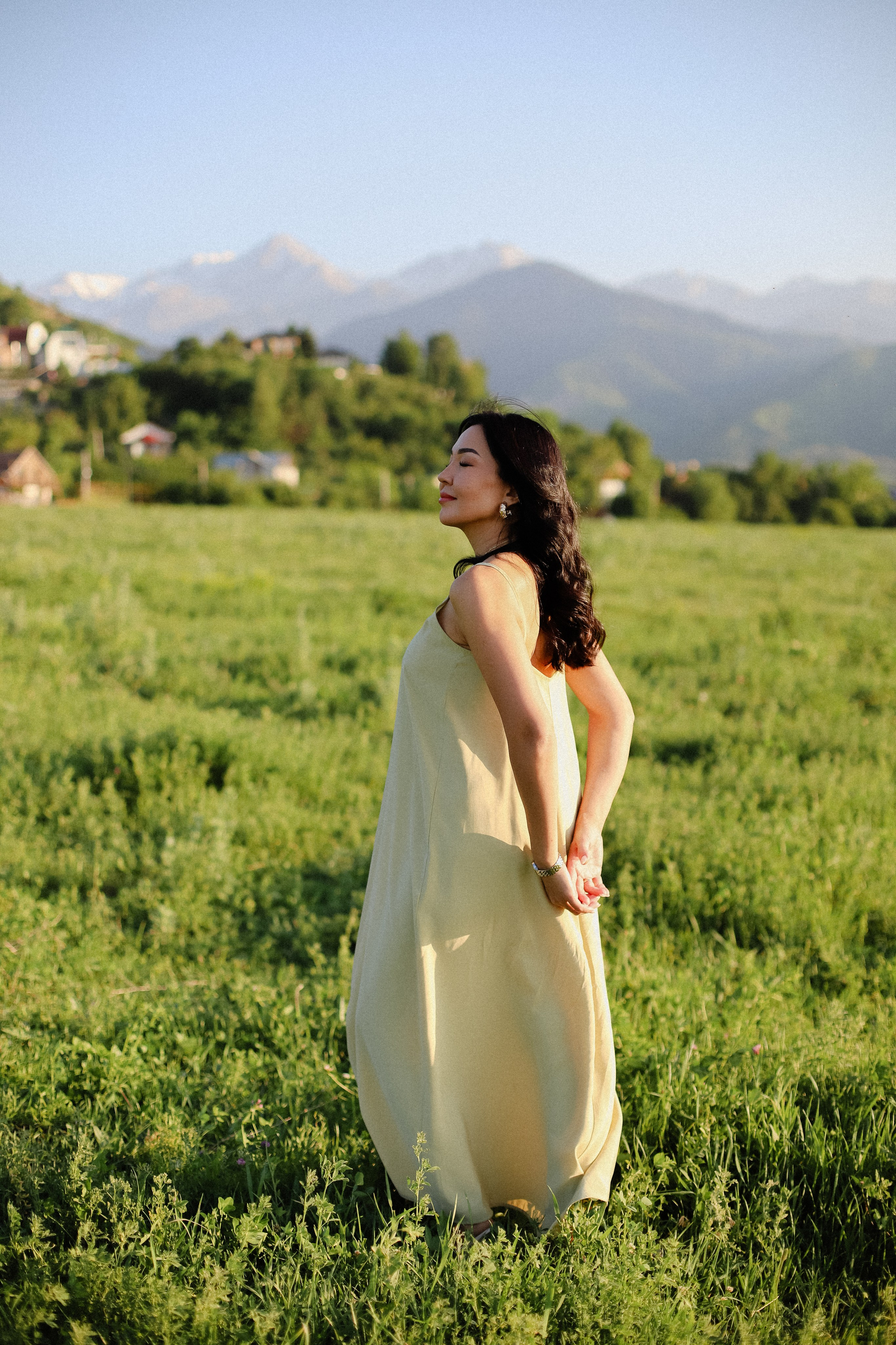 Поле на закате. Фотограф в Алматы и Москве Даша Пушкина