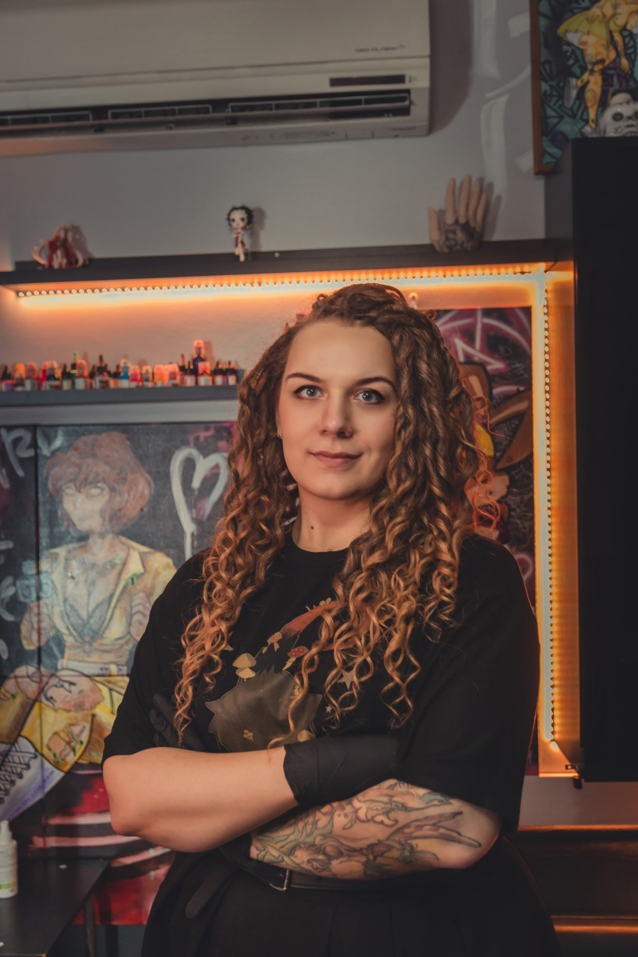 В тату студии. Фотограф в Москве Виталий Мишкин