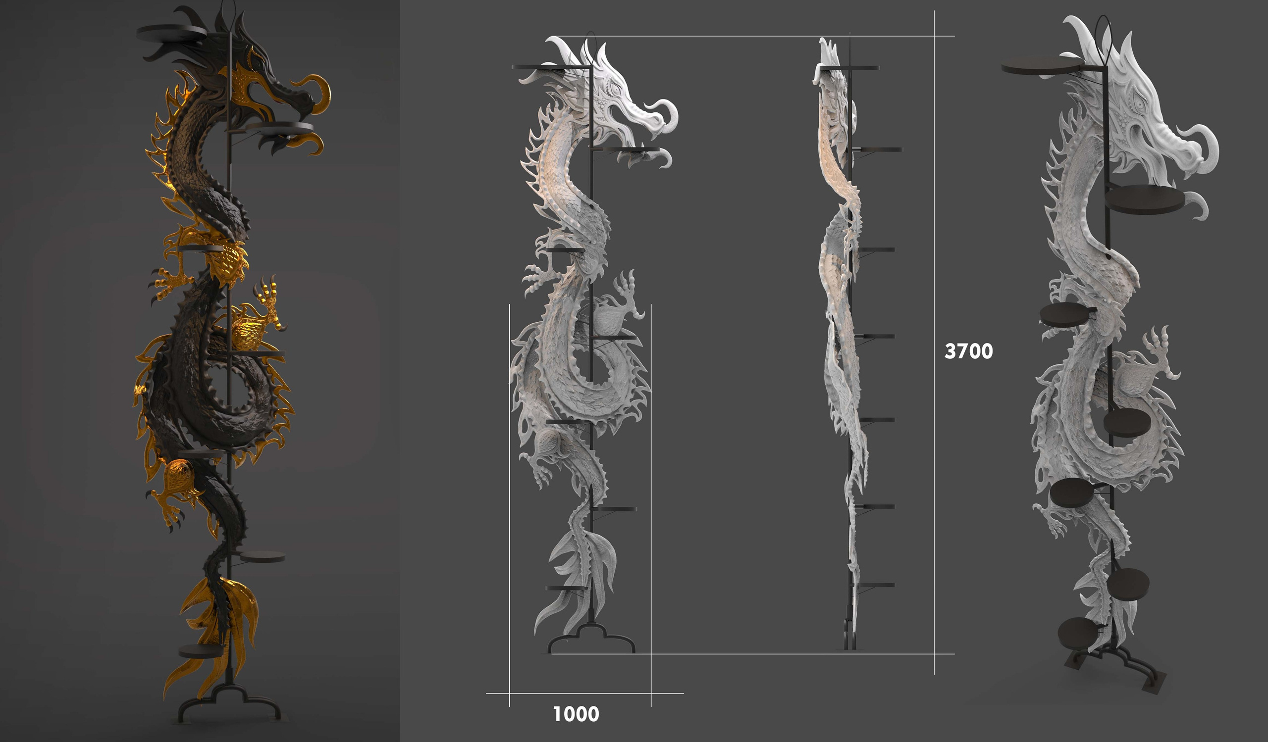 TECHNICAL DRAFTS. Munina Dina. Set design portfolio