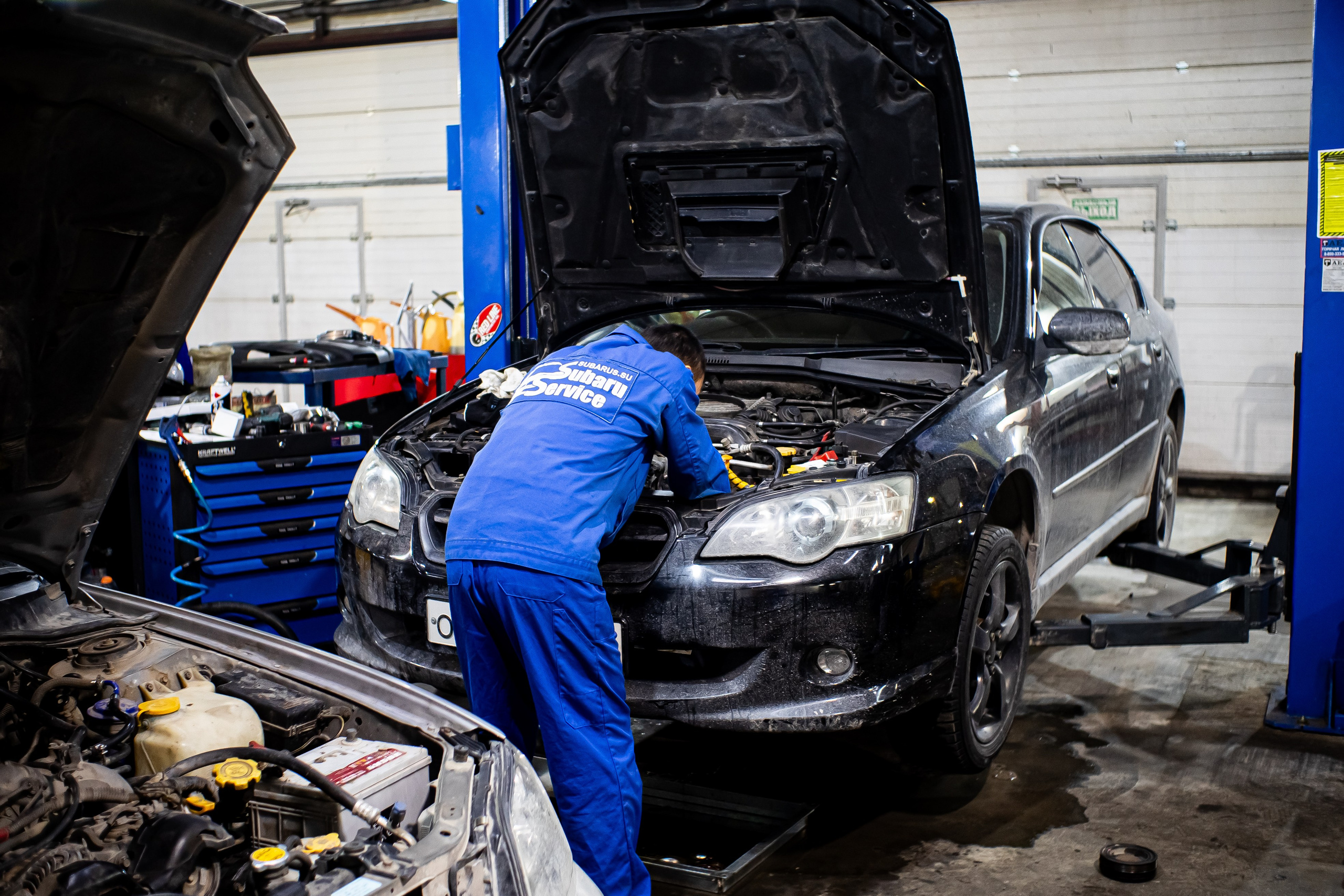 Контент фотосессия для SUBARU SERVICE в Новосибирске. Фотограф в Новосибирске Владислав Унтерберг