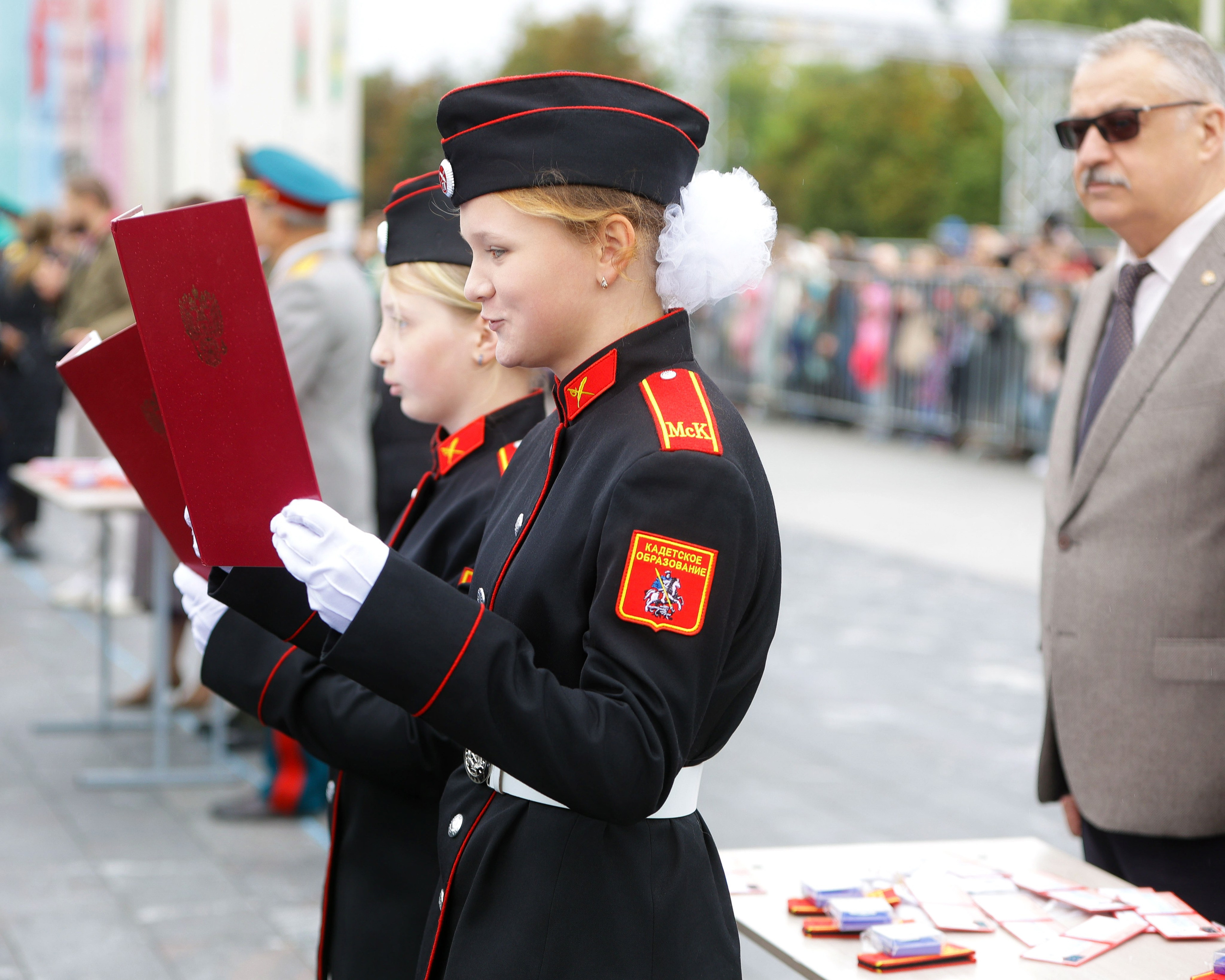 Посвящению в кадеты в Первом Московском кадетском корпусе, Дипломатической кадетской школы. Выпускные альбомы и школьный фотограф в Подольске, Троицке, Щербинке, Москве и Московской области
