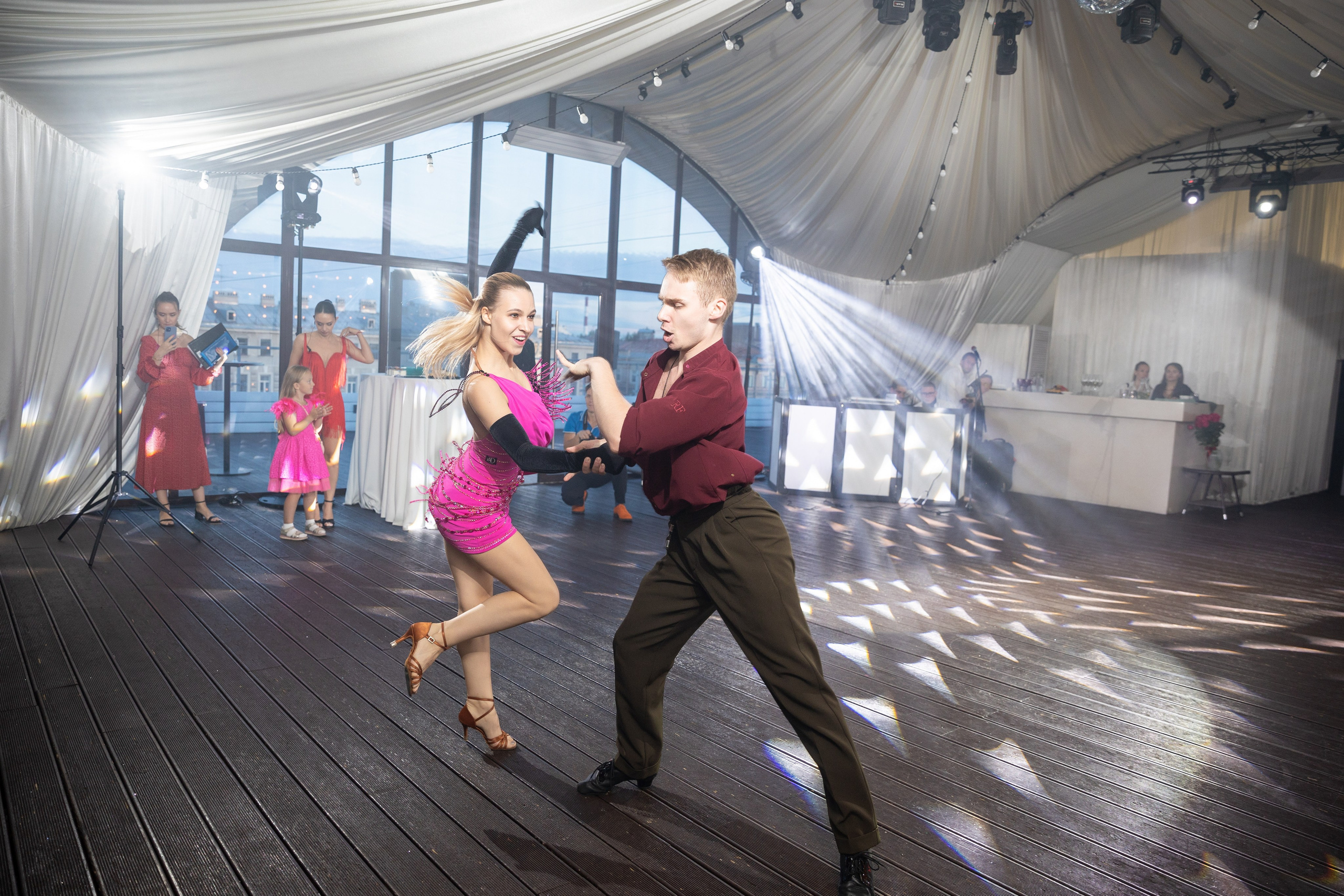 День рождения школы танцев в Event roof. Фотограф на корпоратив Спб / Москва