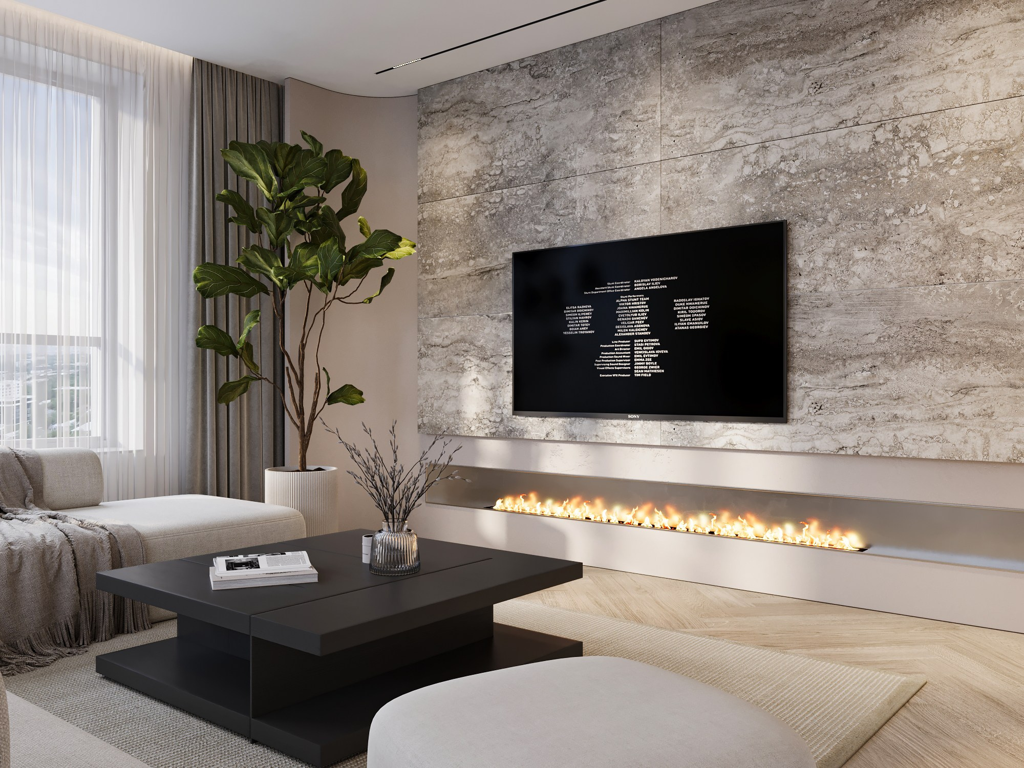 ЖК «Аль-Фараби 27», 120 м². Room Design Studio