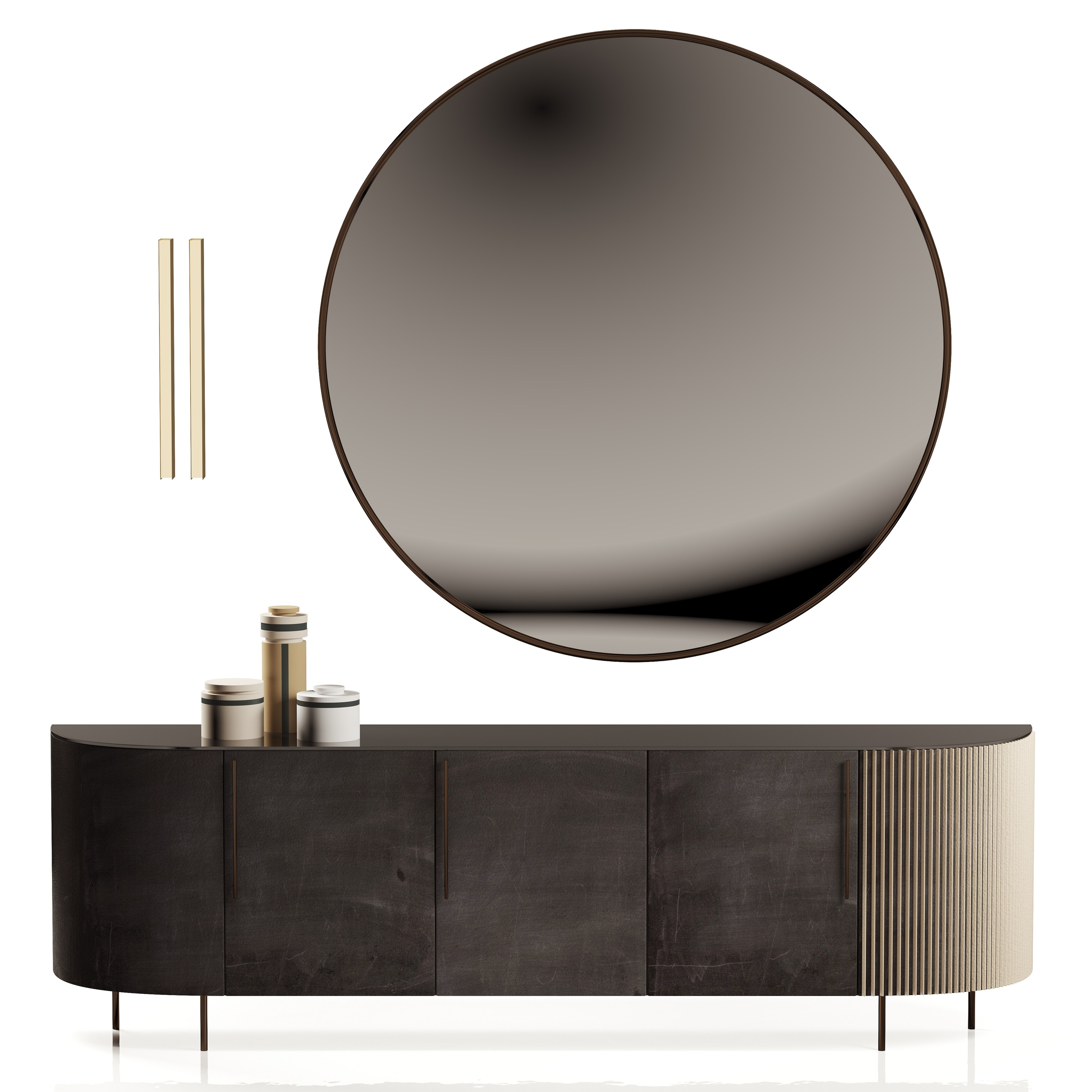 Предметная визуализация мебели BAXTER — это выразительная эстетика, мягкие формы и уникальные текстуры кожи. Визуализации подчёркивают преми. 3Д Визуализация Интерьера и Архитектуры