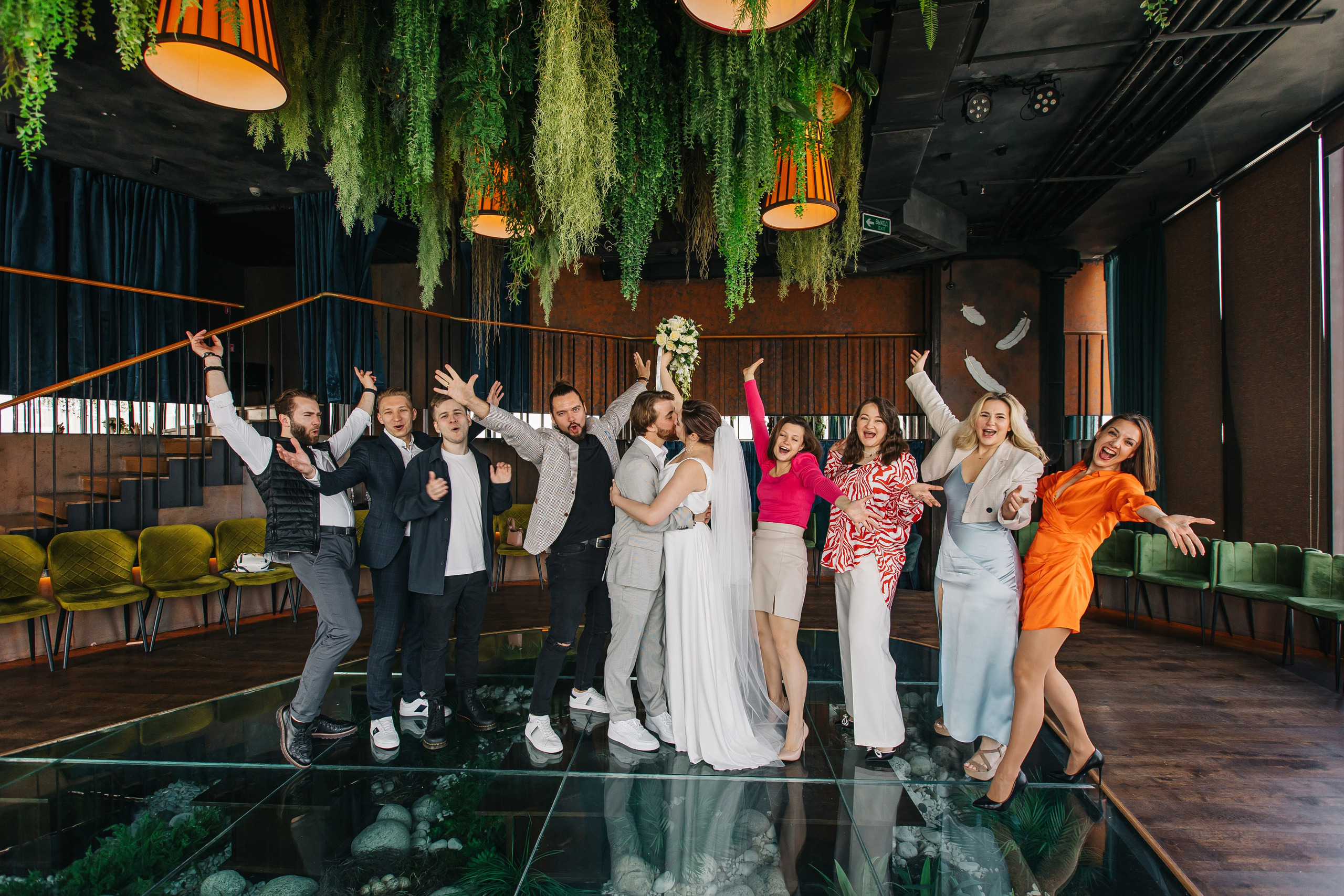 Регистрация брака в ресторане Birds Москва-Сити. Krumstudio фото, видео по Москве и МО