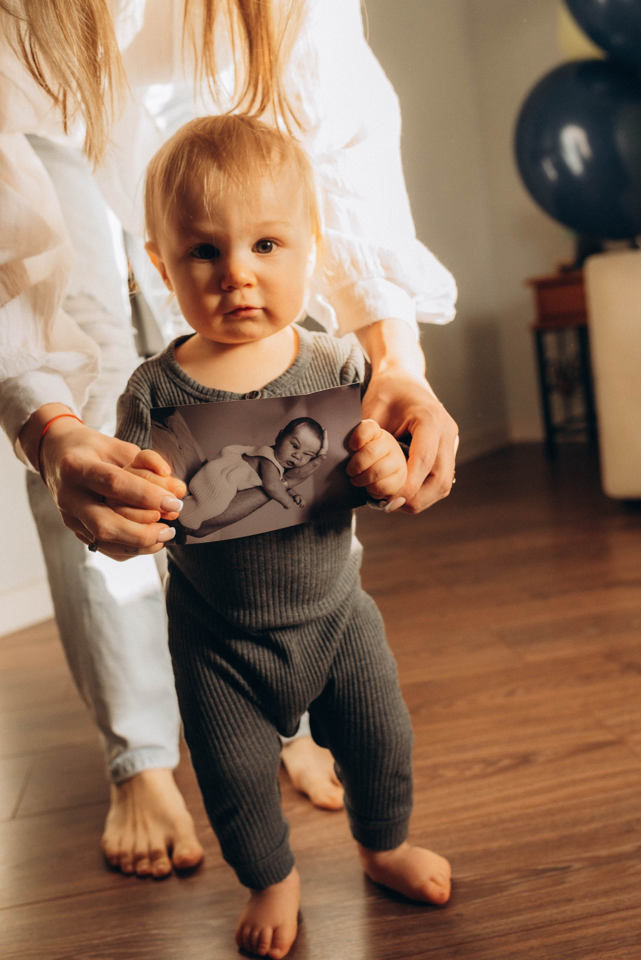 Домашняя фотосессия ко дню рождения малыша. Семейный фотограф в Железнодорожном Масаева Елена