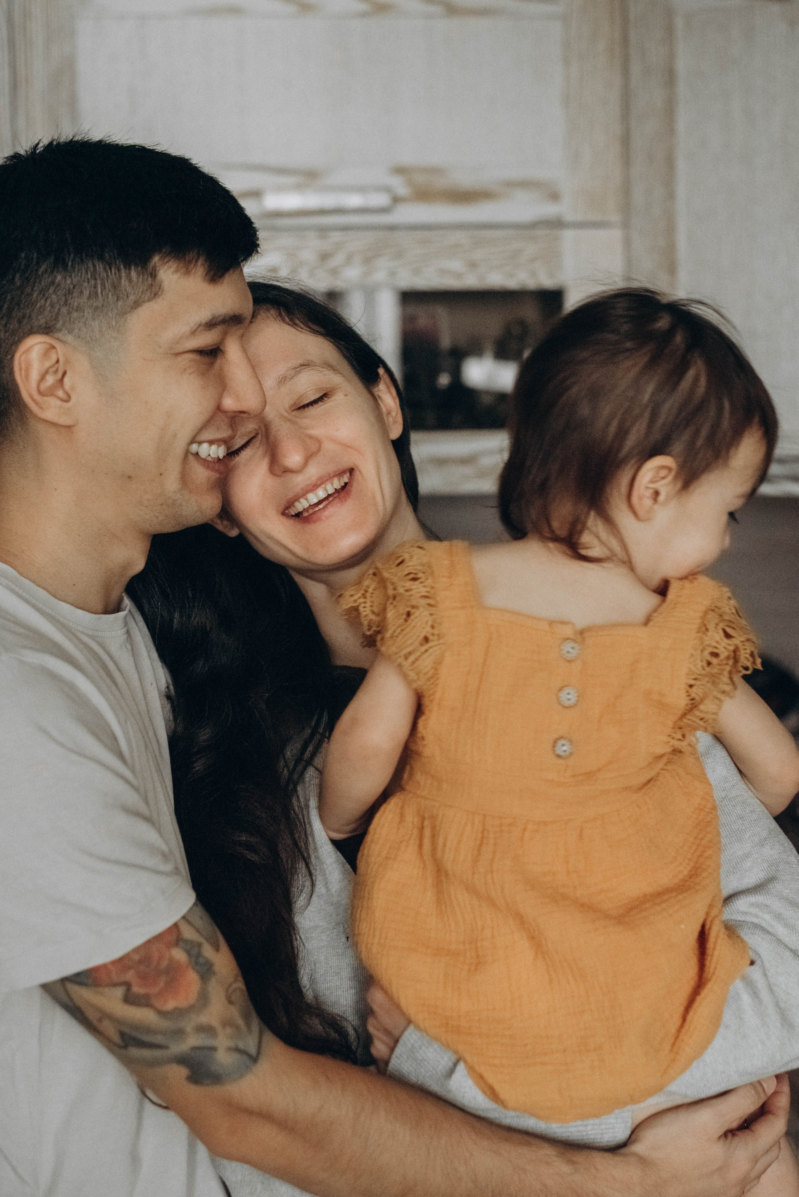 Семейная домашняя фотосессия. Семейный фотограф в Железнодорожном Масаева Елена