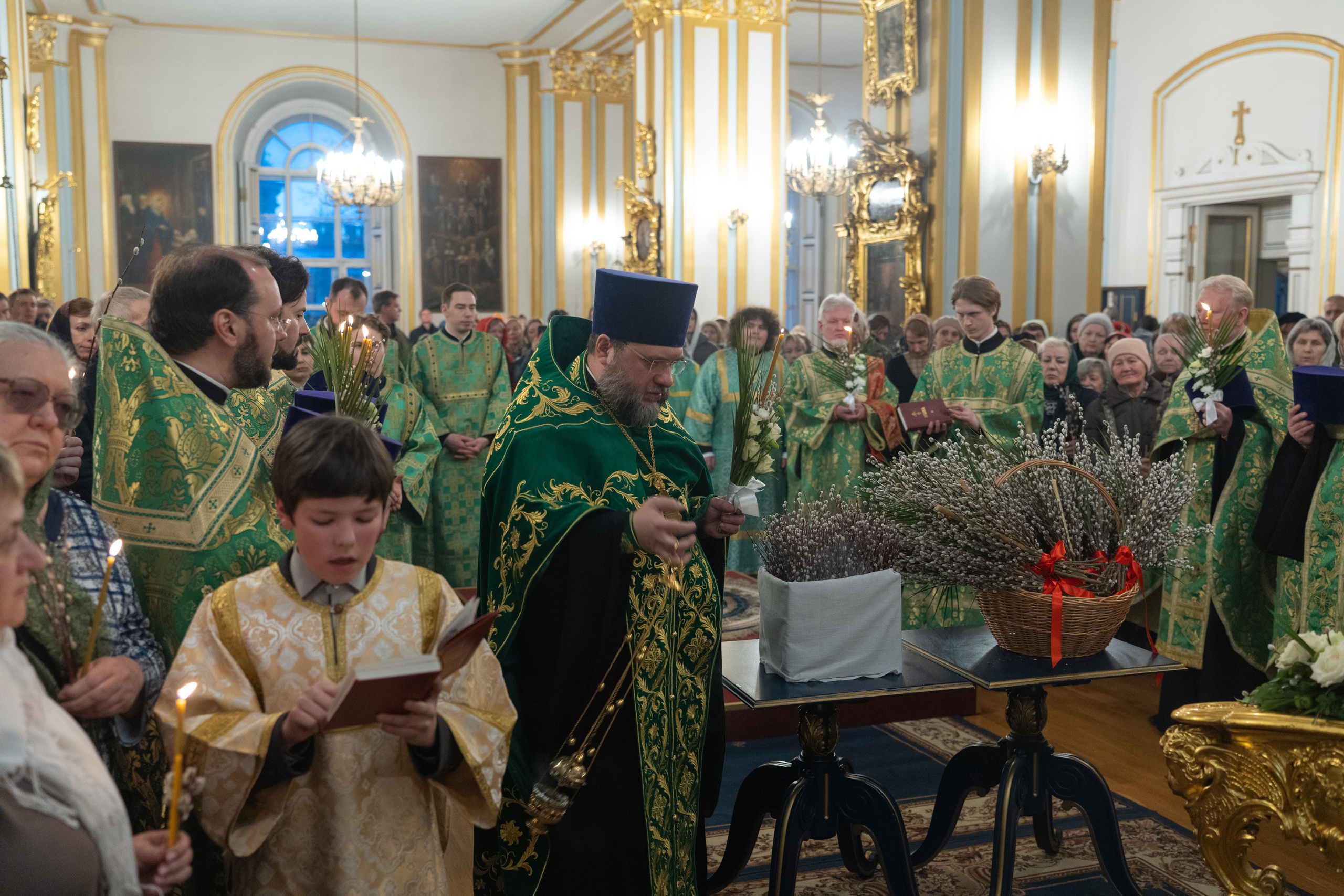 Суббота 6-й седмицы, ваий. Лазарева суббота. Воскрешение прав. Лазаря. НИКОЛО-БОГОЯВЛЕНСКИЙ МОРСКОЙ СОБОР