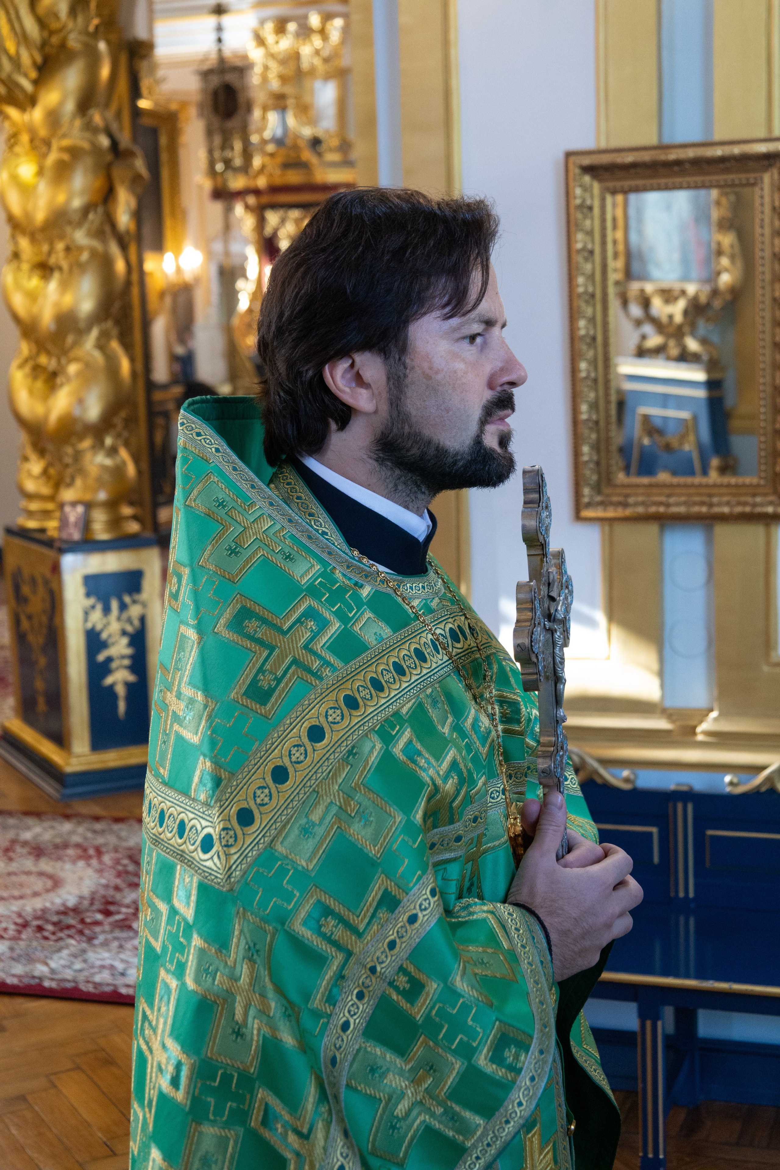 Неделя 16-я по Пятидесятнице, по Воздвижении. Глас 7-й. Попразднство Воздвижения Креста. Вмч. Никиты. НИКОЛО-БОГОЯВЛЕНСКИЙ МОРСКОЙ СОБОР