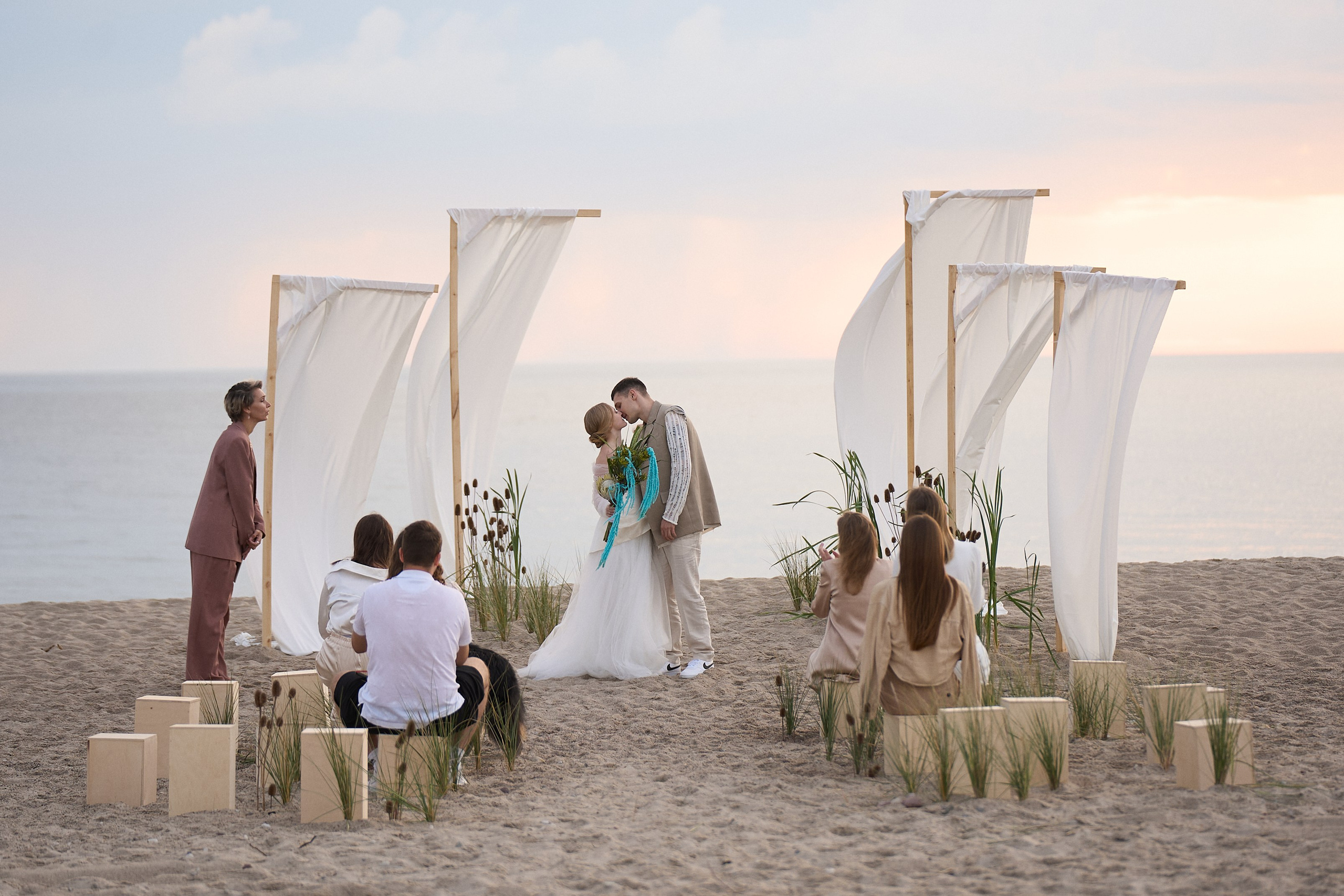 Янтарная свадьба. Калининград. Оформление свадеб, декор свадеб Вера Маркова, Москва