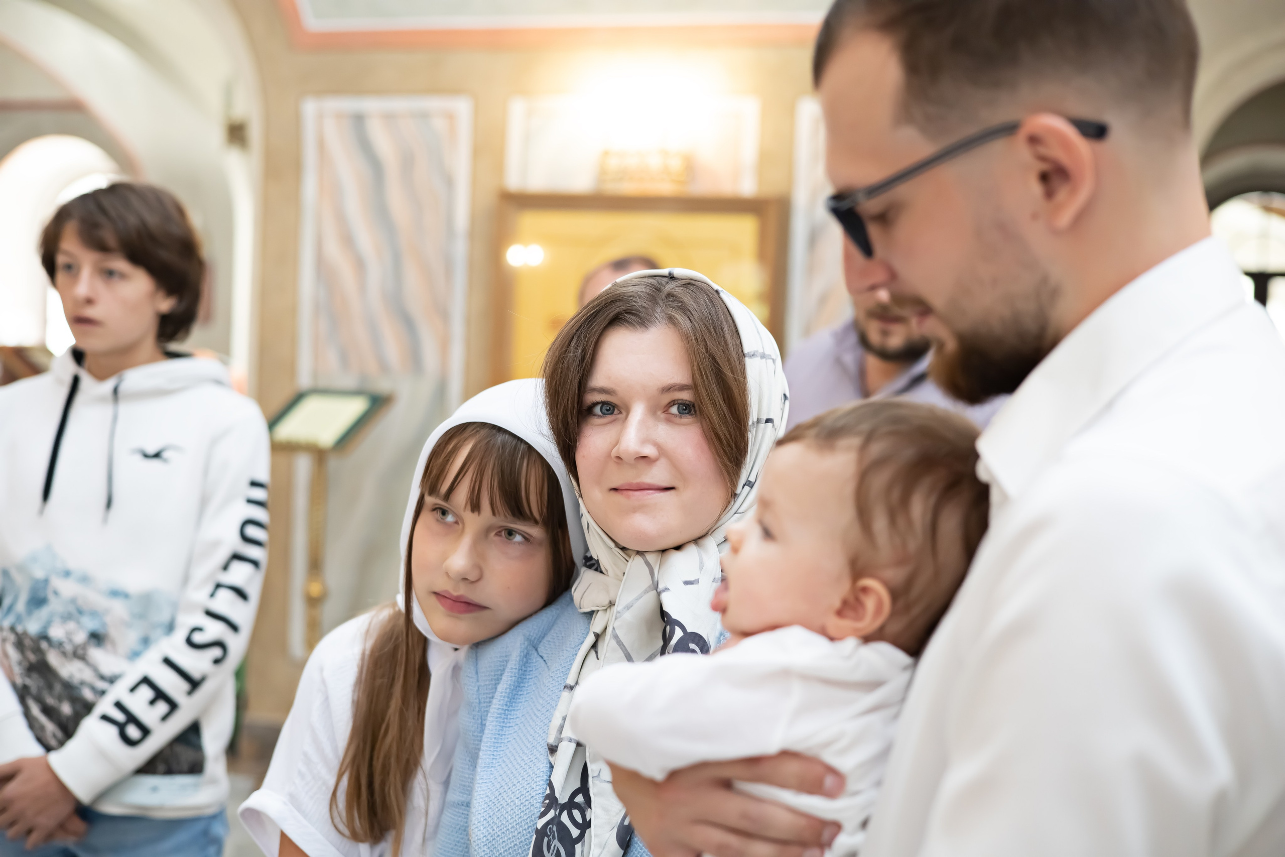 Крестины. Семейная и портретная съёмка в Москве