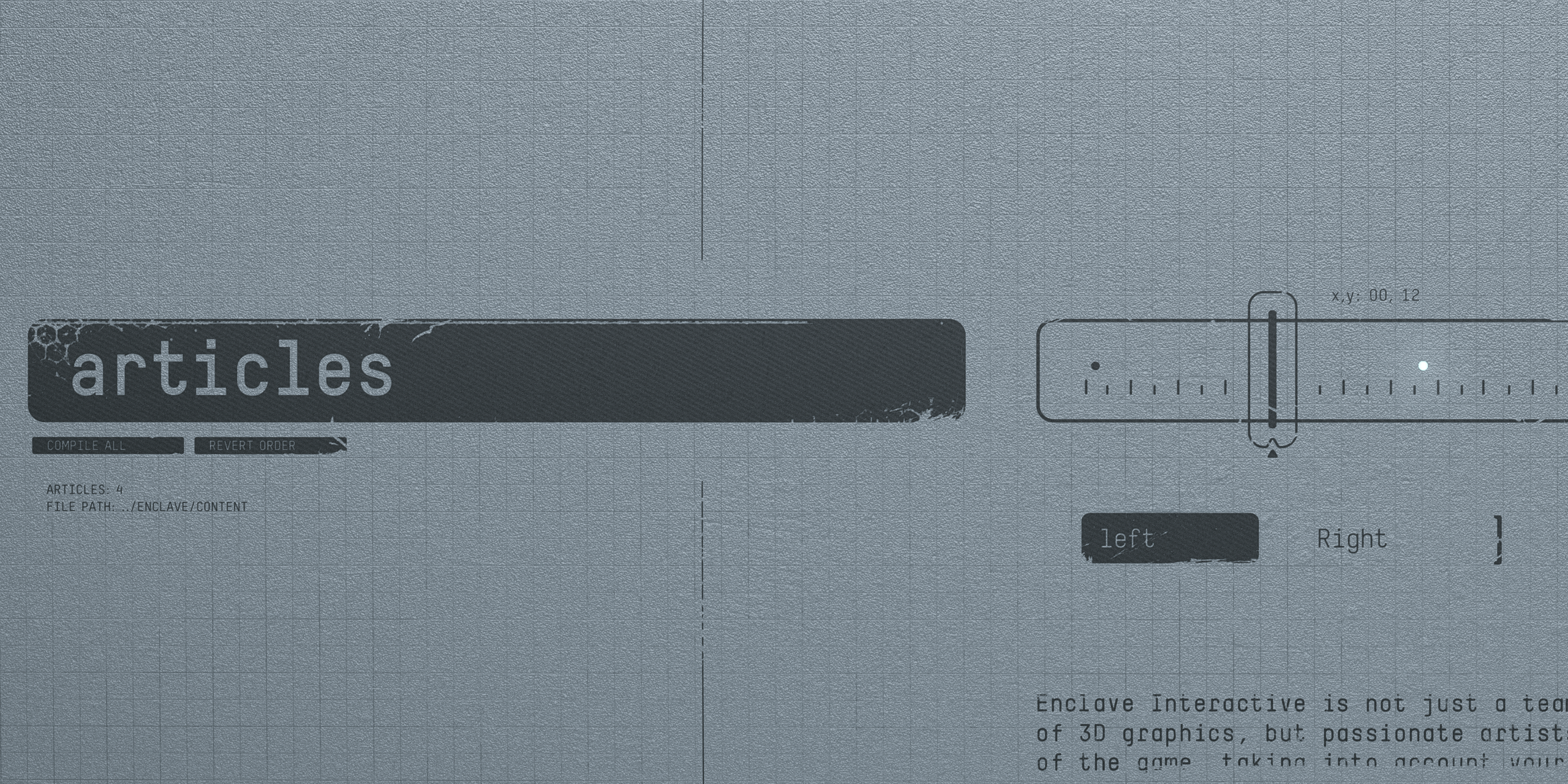 Enclave. Concept & Industrial Design. Alexander Golubev