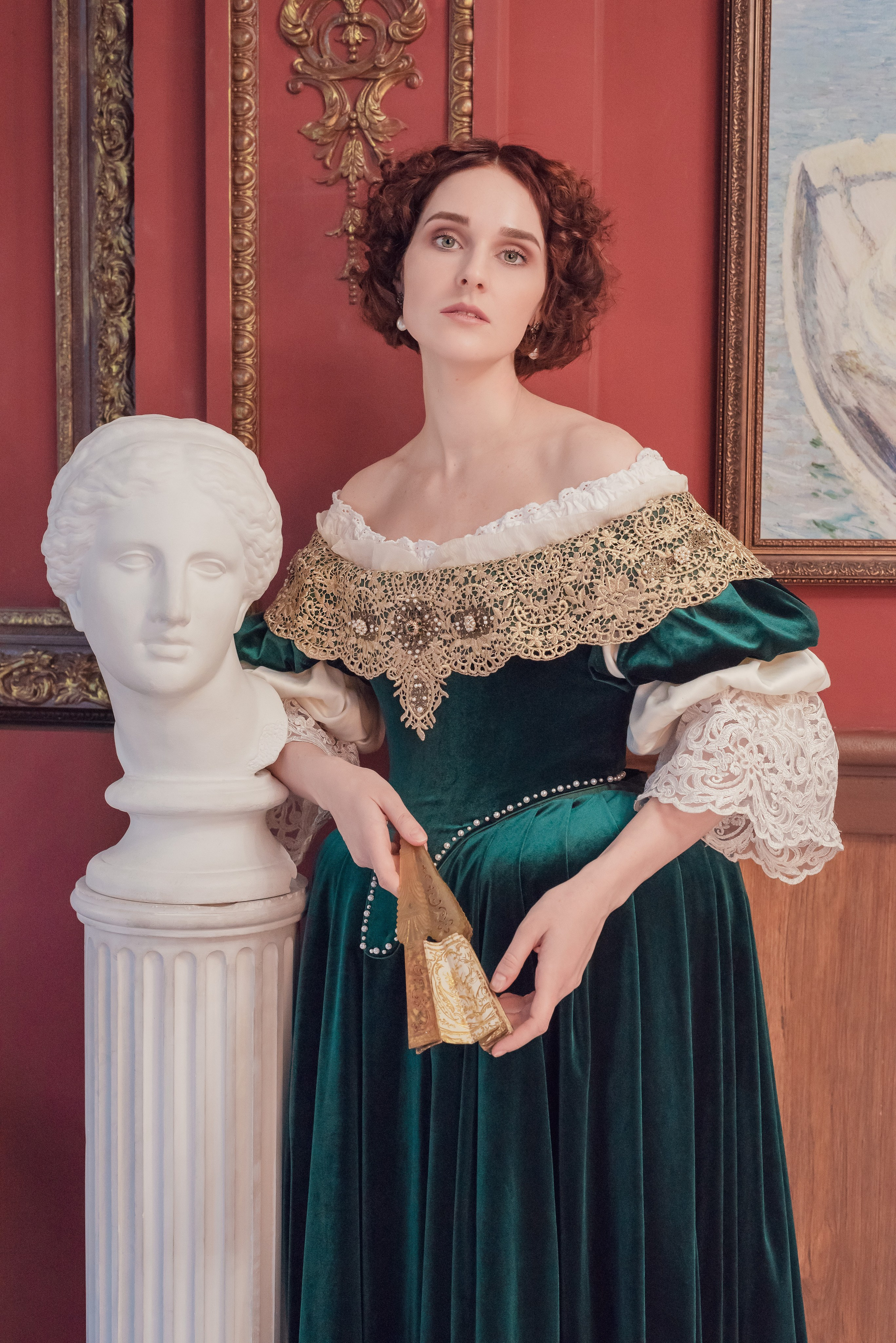 Съёмка барокко. Фотограф, ретушёр, графический дизайнер в Петербурге Борякина Настя