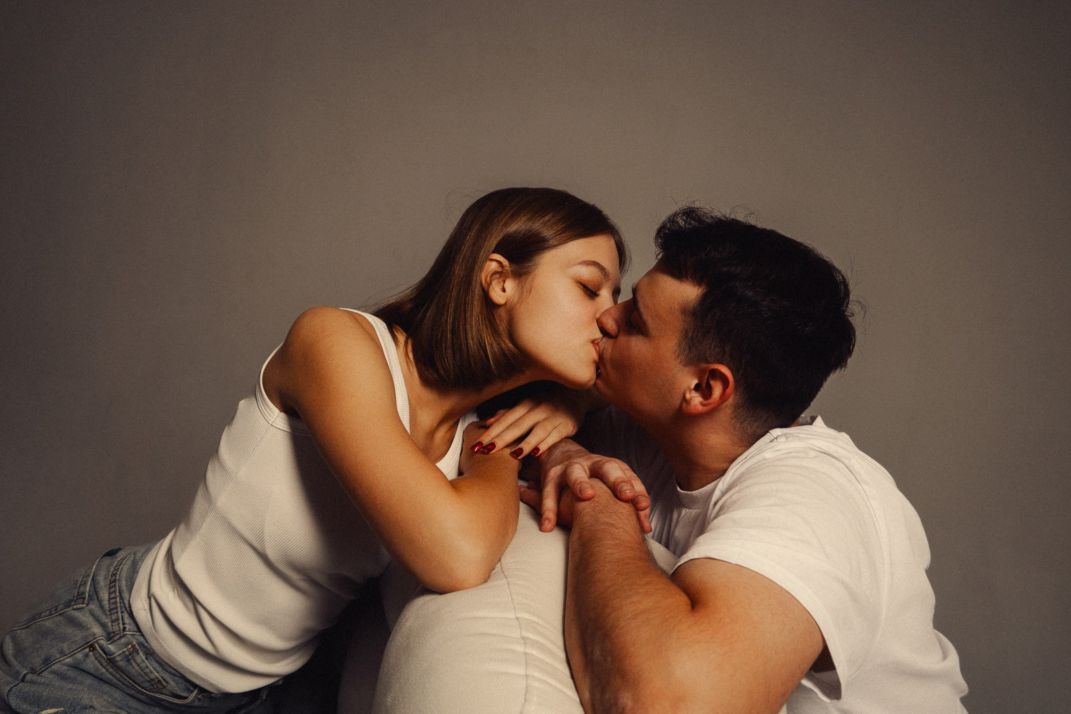 Парная фотосессия в студии. Фотограф Зиновьев Илья, Москва