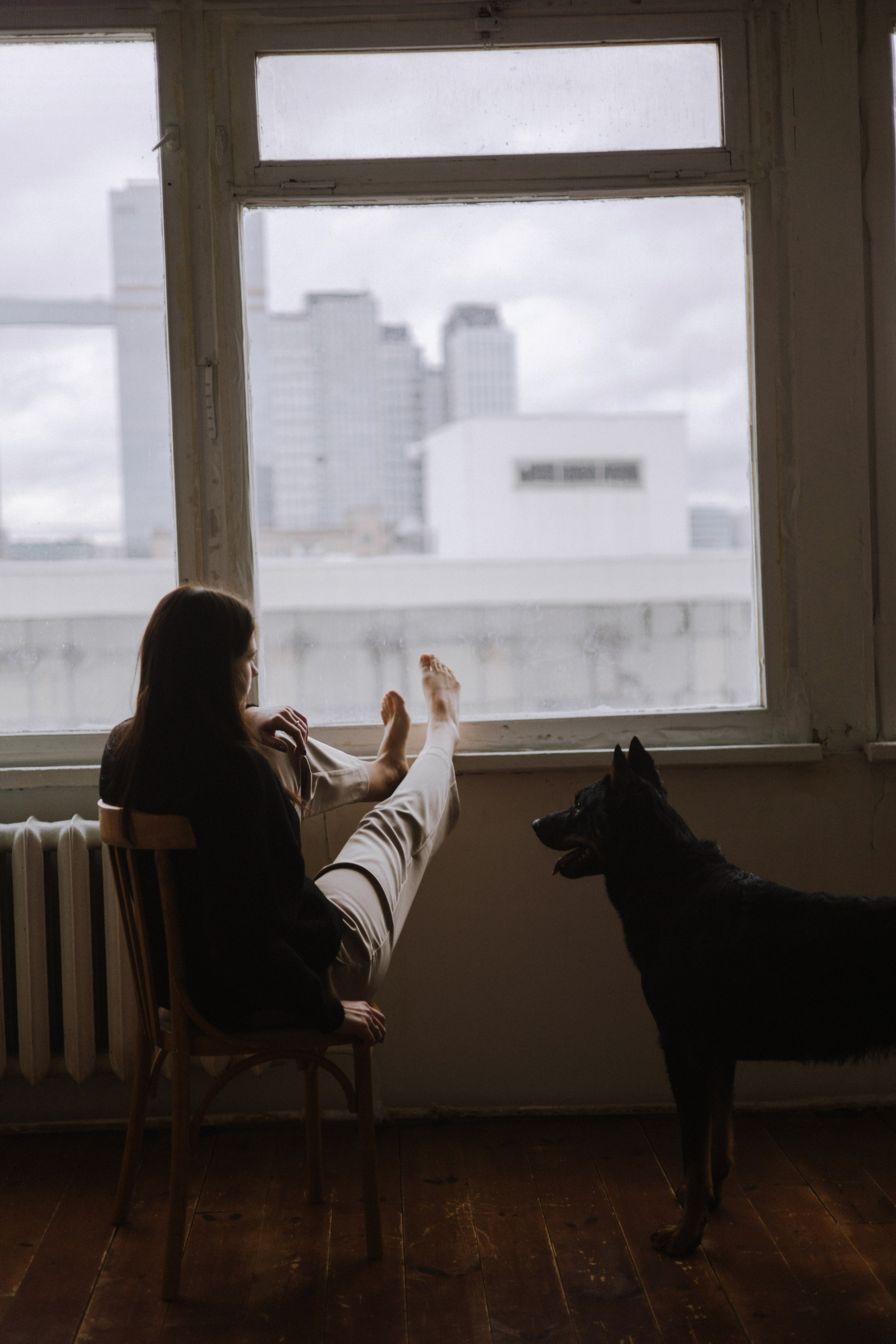 Полина и Зевс. Фотограф-анималист Богданова Полина